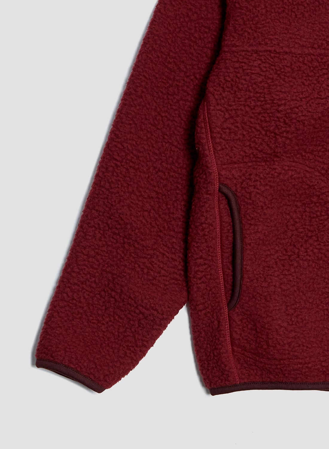 Wild Bricks Fleece Pullover in Red - 3