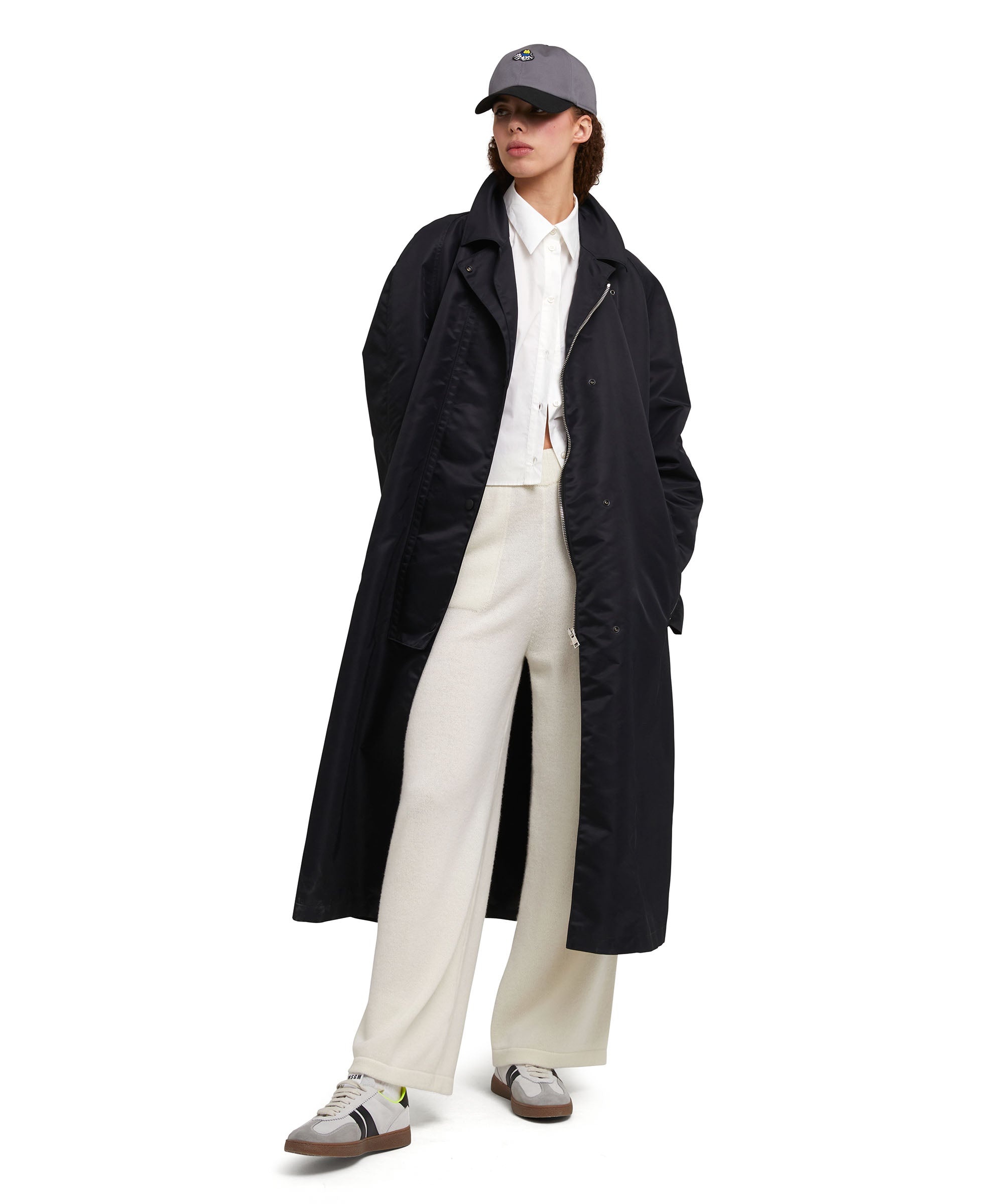 High-waisted trousers "MSGM Signature Cashmere blend" - 5
