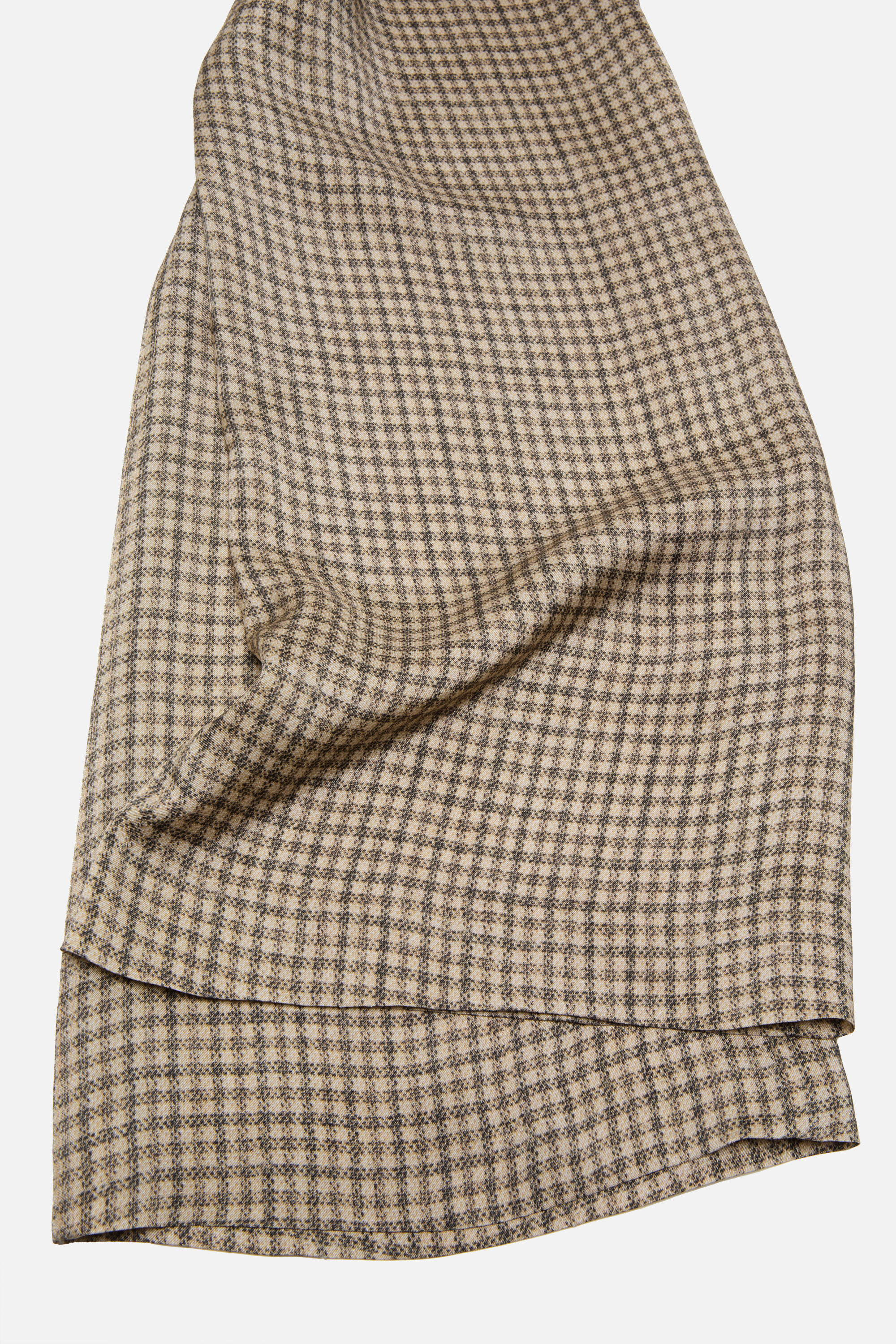 Check tailored trousers - Beige - 5