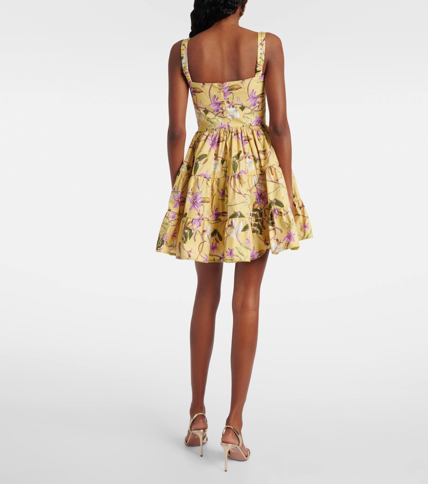 Lima printed cotton minidress - 3