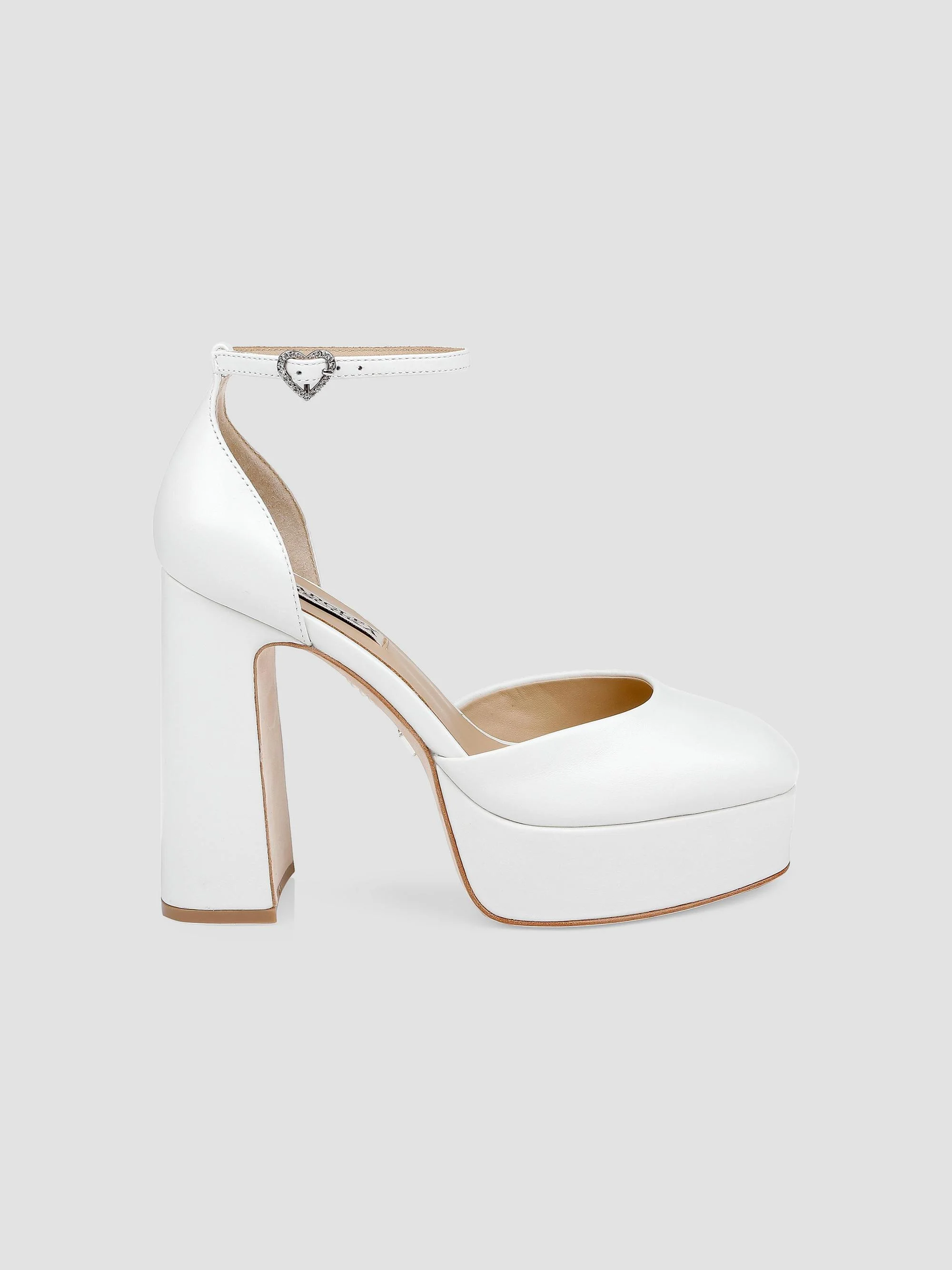 Women's Jayda II 105MM Leather Pumps - White Leather - 1
