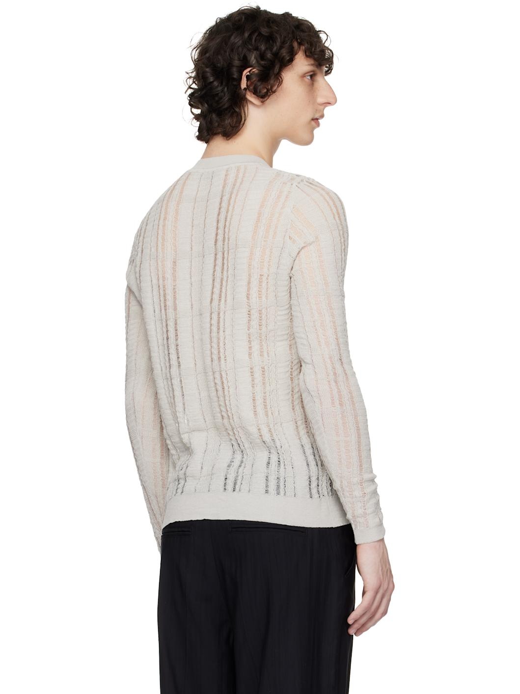 Gray Formal Sweater - 3