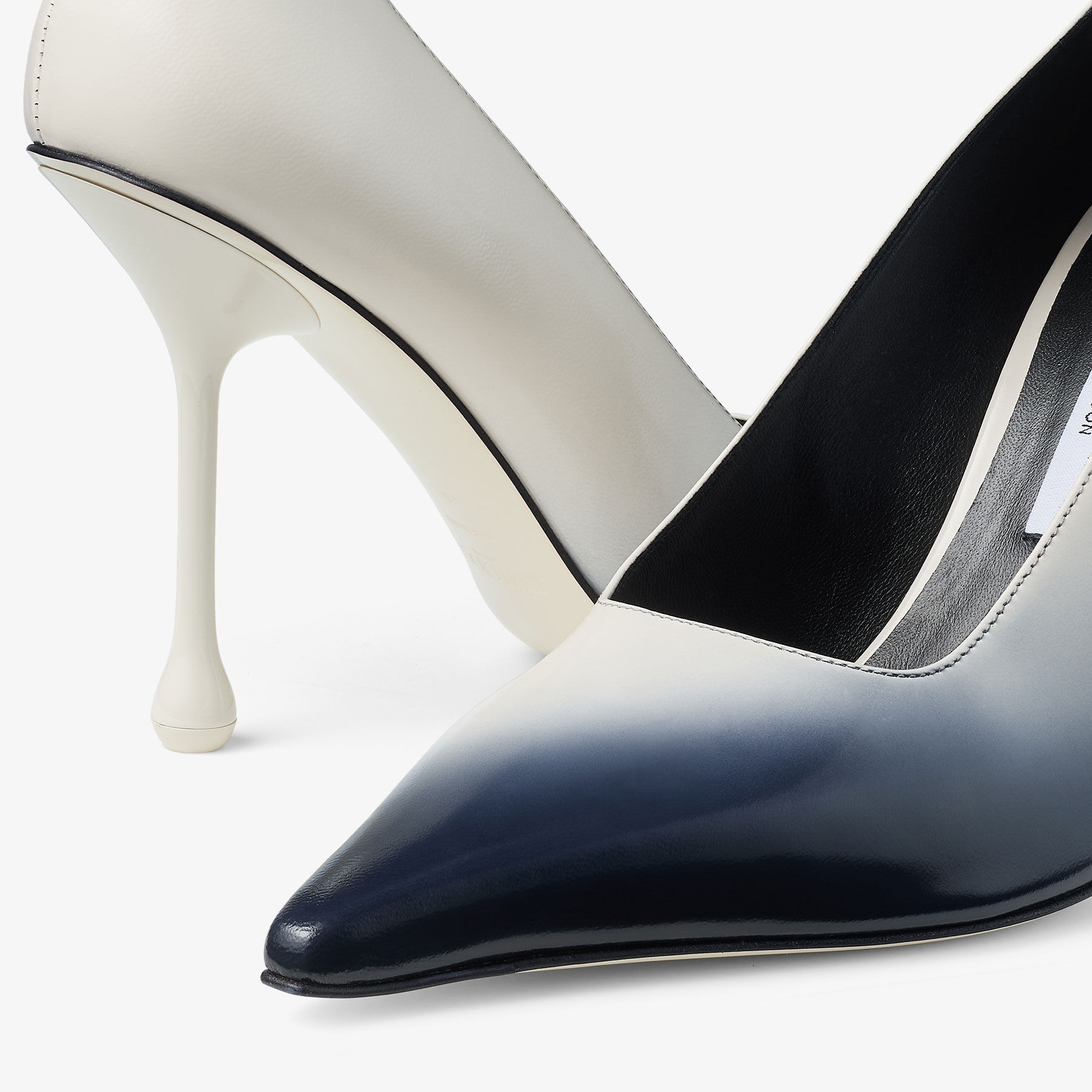 Ixia 95
Latte Sprayed Spazzolato Leather Pumps - 3
