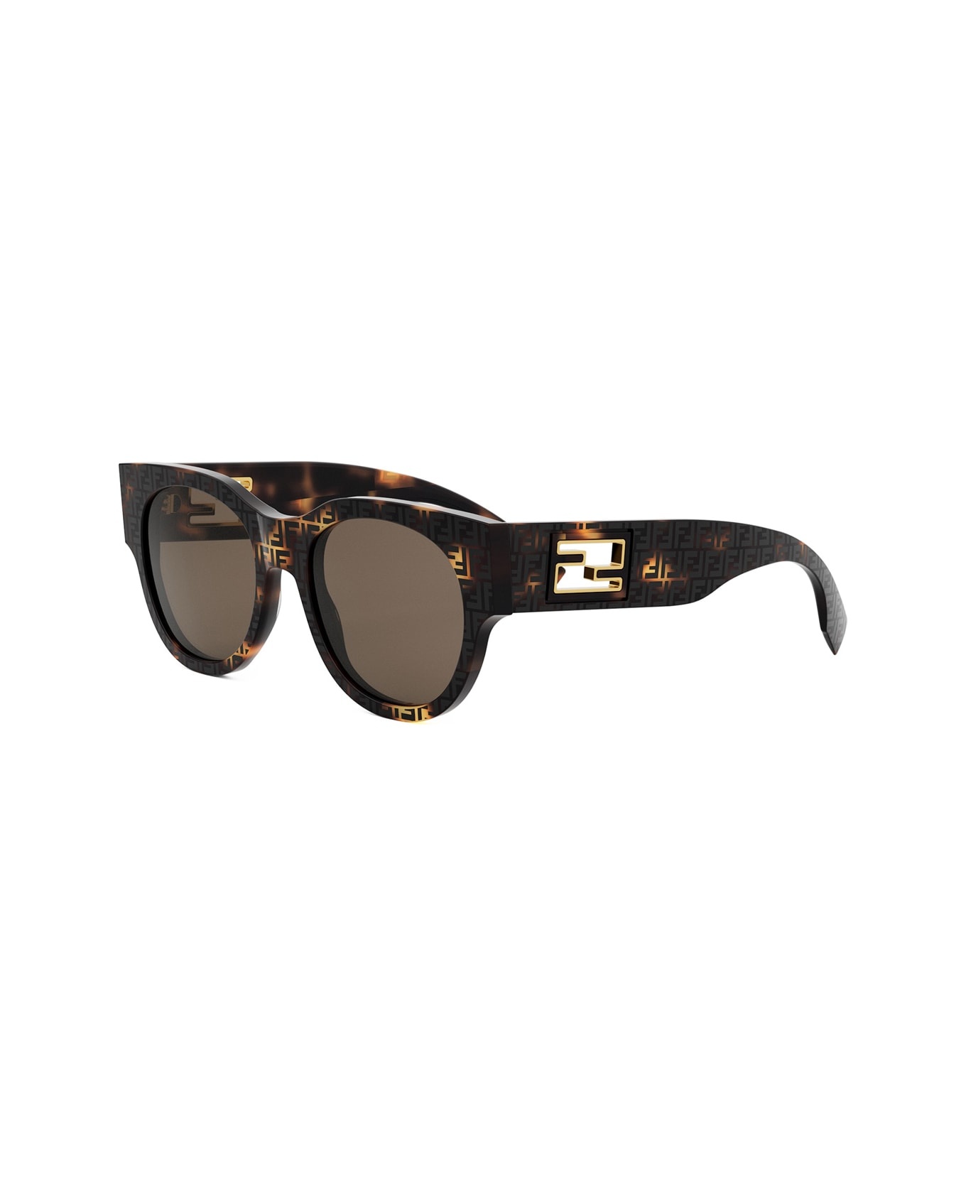 Fe40147i 55e Havana/serigrafato Sunglasses - 2