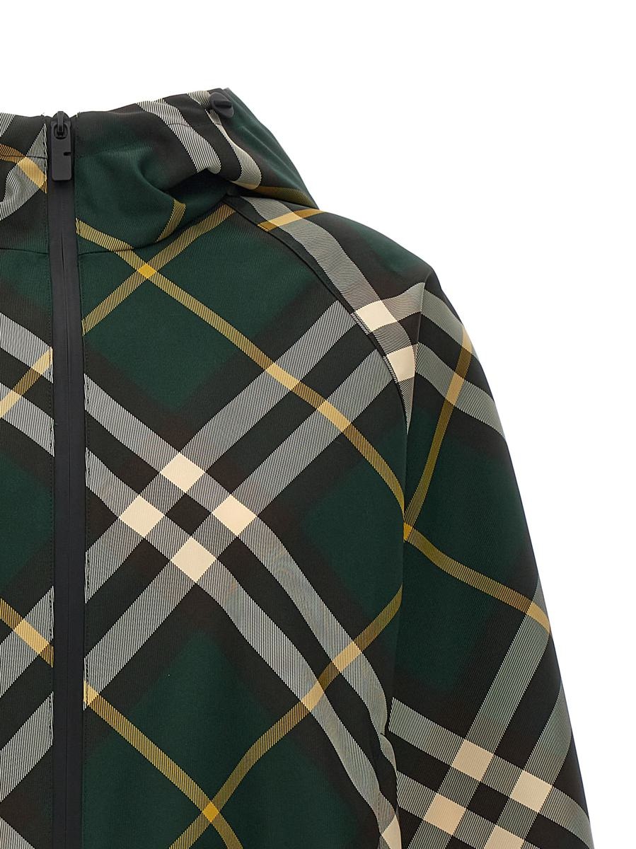 BURBERRY｜JACKETS (Crop Checkered Light Jacket (8081889) MUSINSA | BURBERRY Crop Check Light Relaxed Fit Jacket - Ivy
