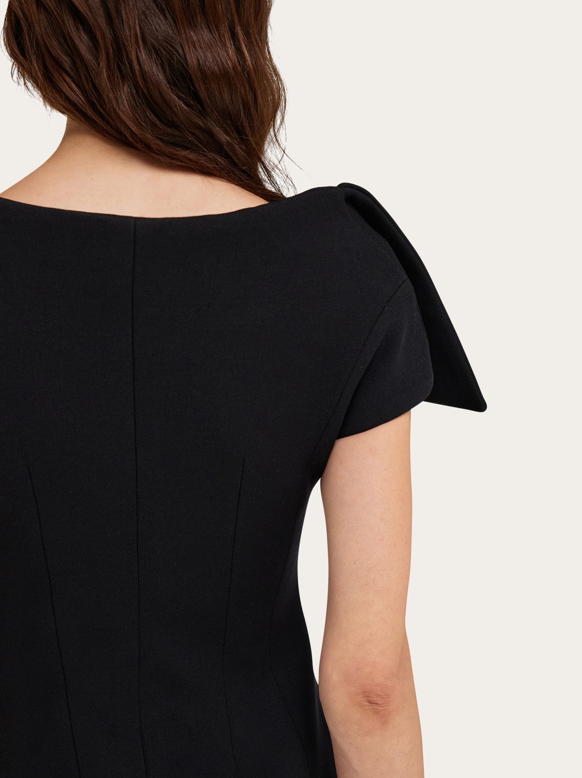 Stretch gabardine sleeveless jacket - 7