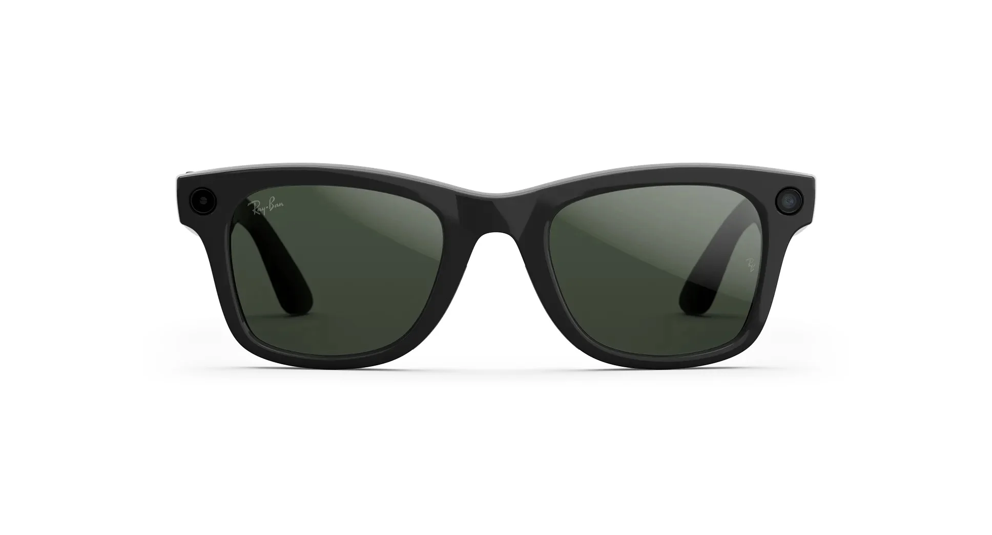 Ray-Ban Meta Wayfarer (Gen 2) Shiny Black Transitions® Graphite Green Lenses - 1