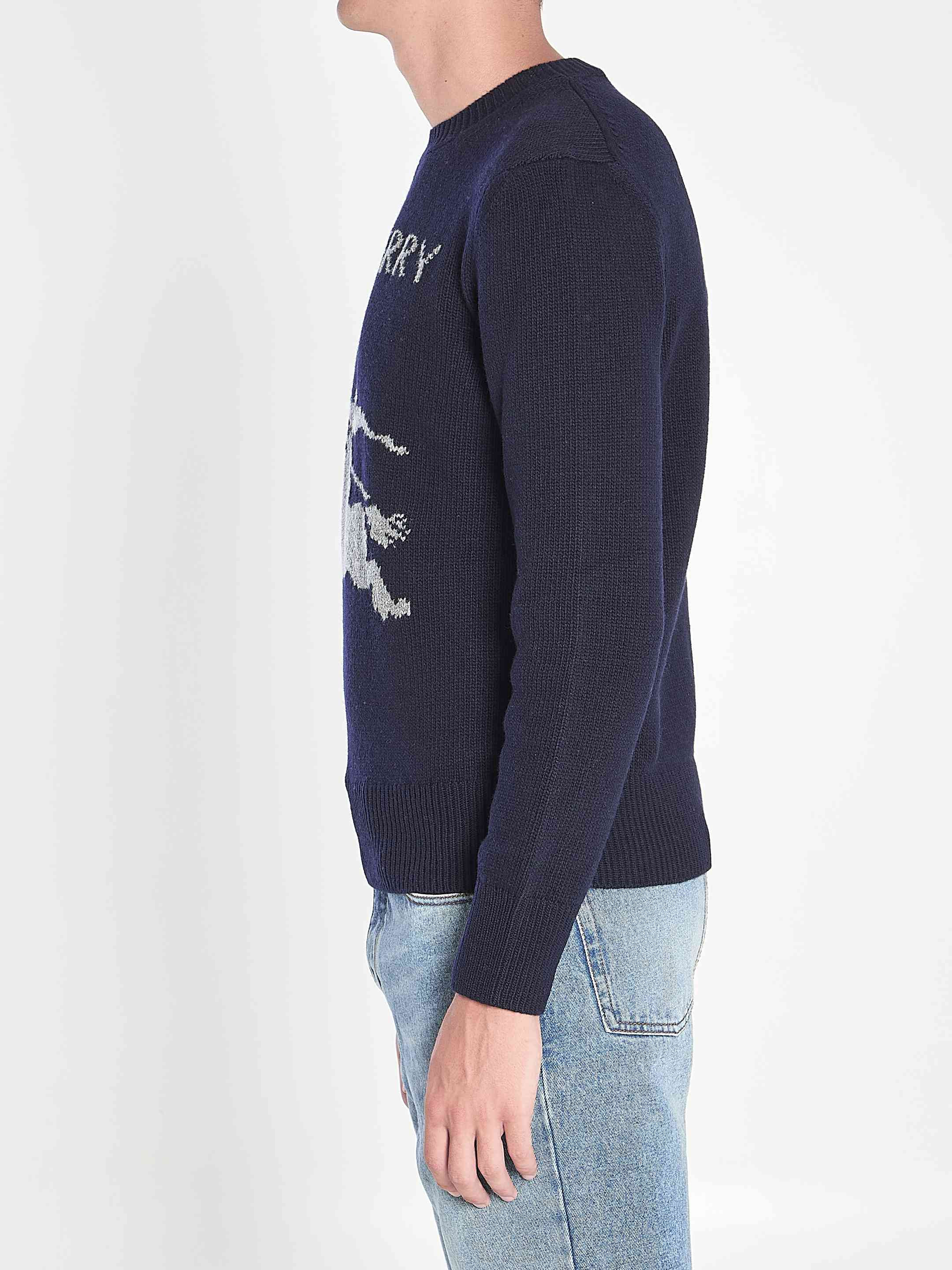 Burberry Men Wool And Cashmere Pullover - 3