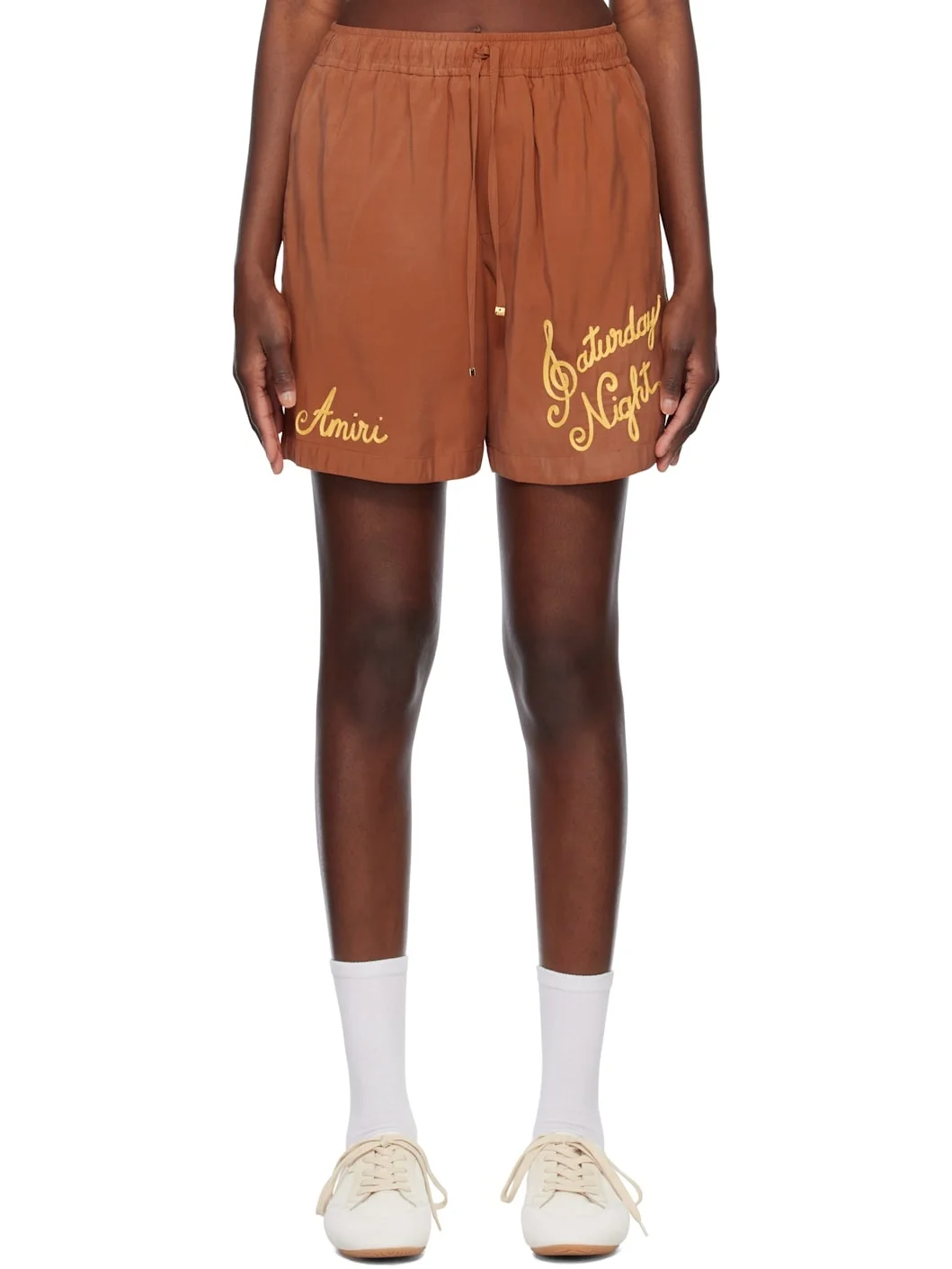 Orange Saturday Night Shorts - 1