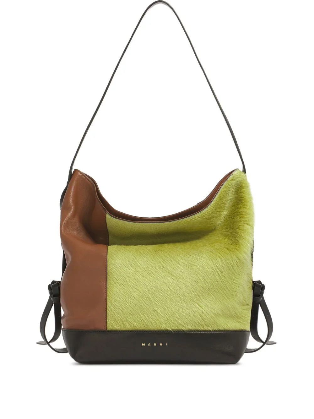 colour-block shoulder bag - 1