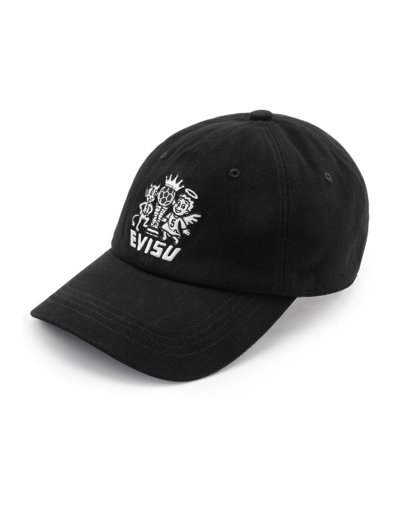 Little Devil & Angel Washed Corduroy Baseball Cap 1