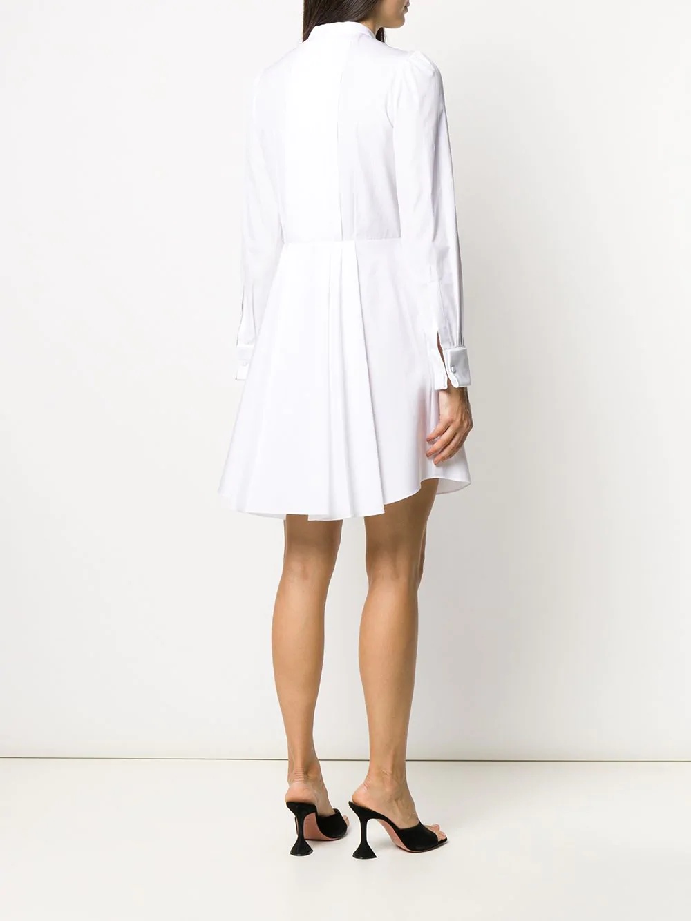 pleated shirt dress - 4