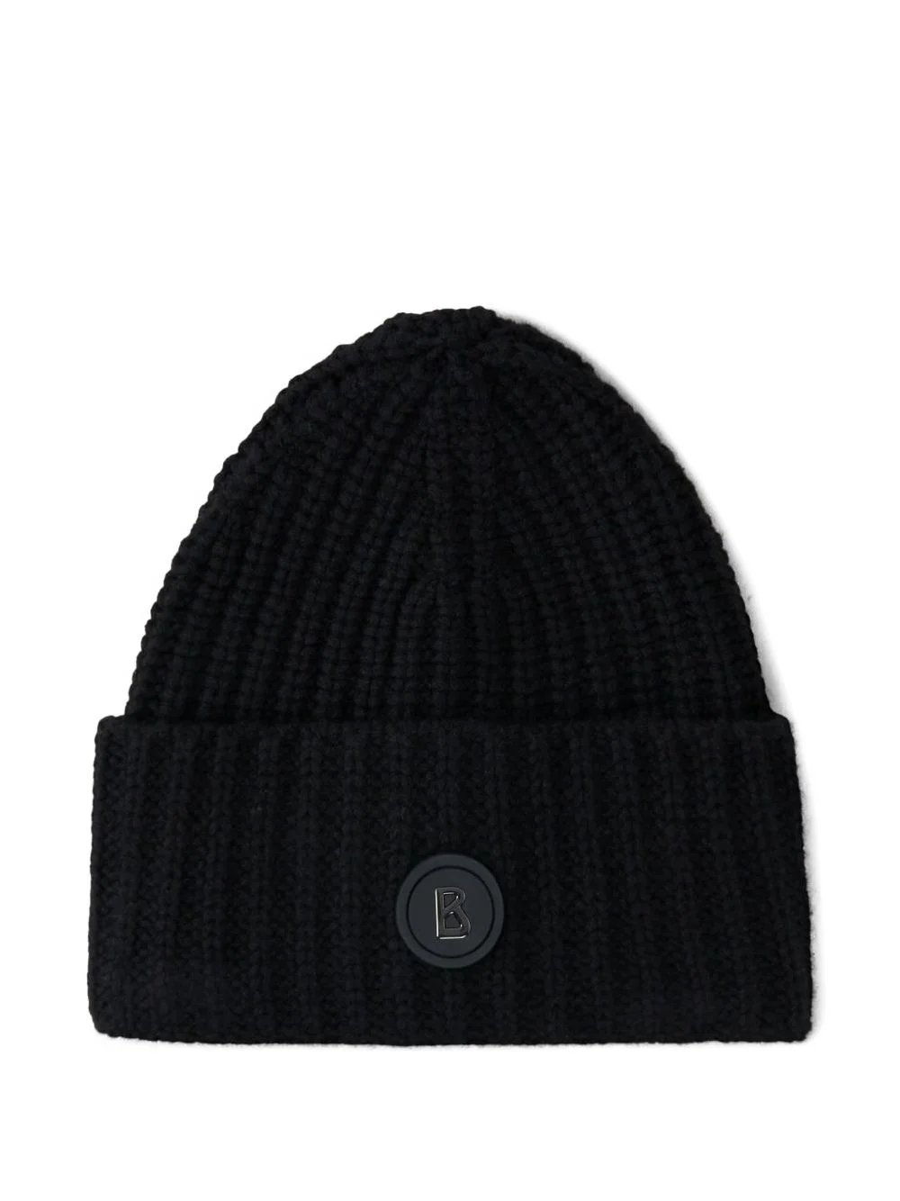 Kilian ribbed logo-patch beanie hat - 1