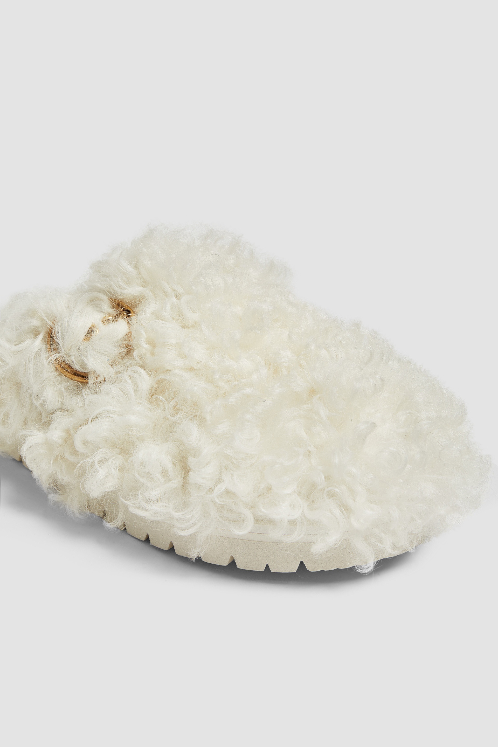 Bell Shearling Mules - 3