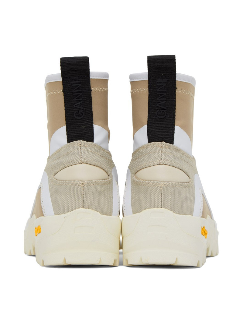 GANNI Beige Performance Sneakers outlook