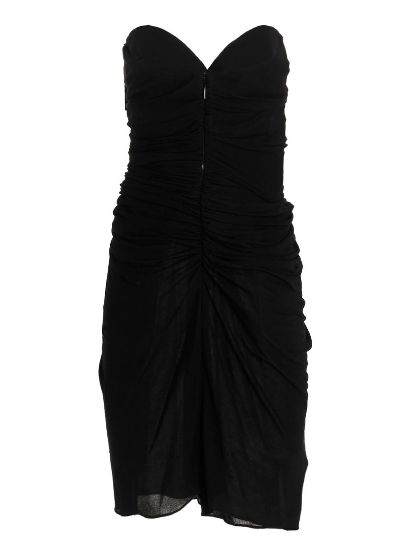Draped Cut Out Dress Dresses Black - 2
