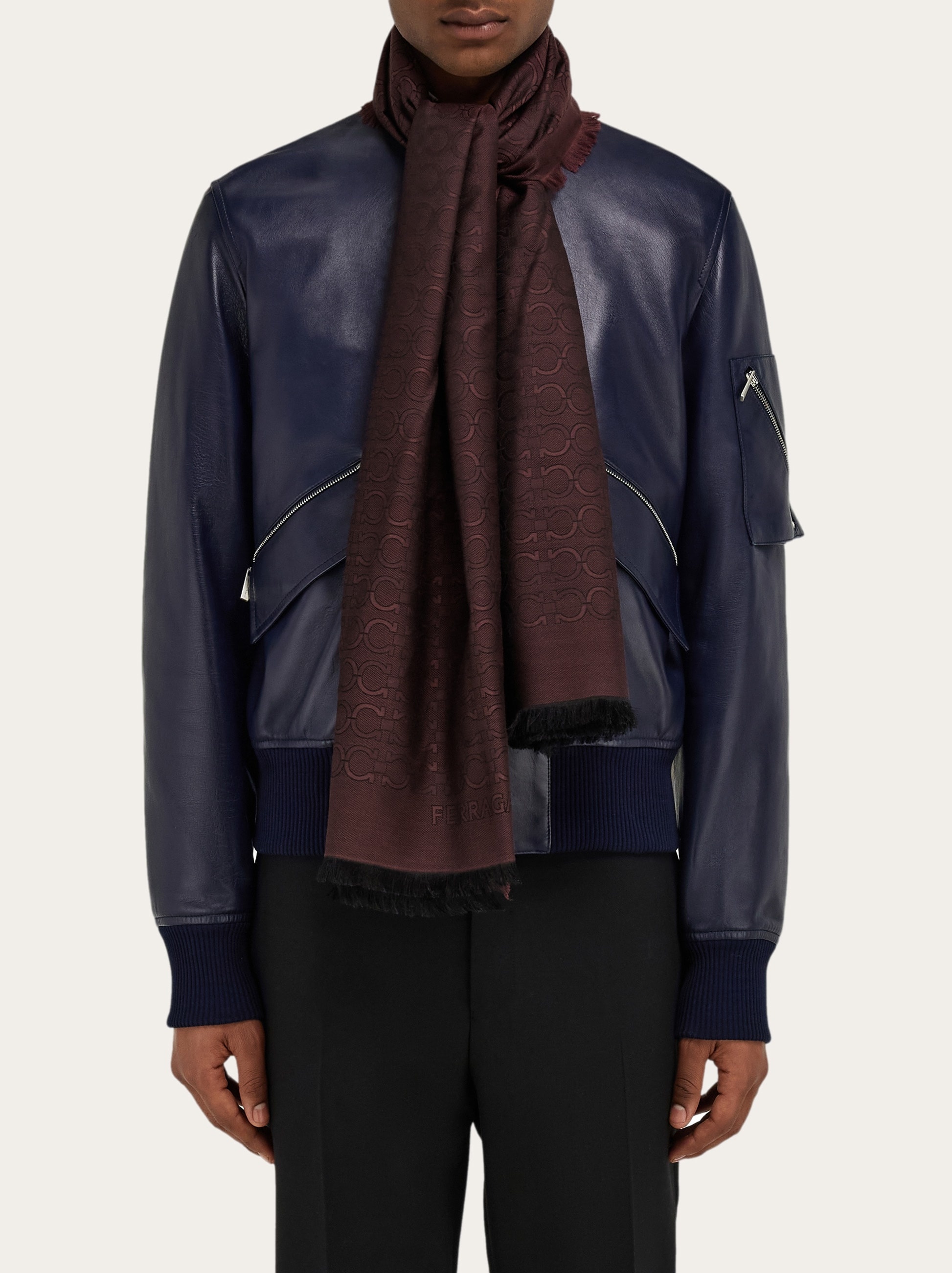 Silk and cashmere stole - 3