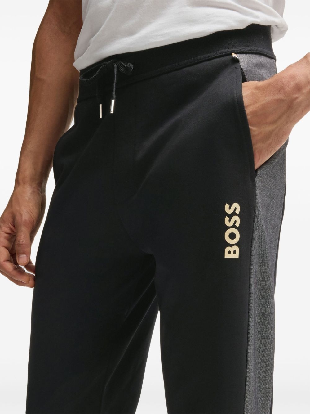 printed track pants - 5