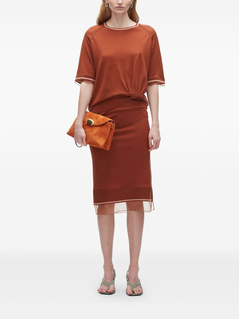 3.1 Phillip Lim twist-detail wool dress outlook
