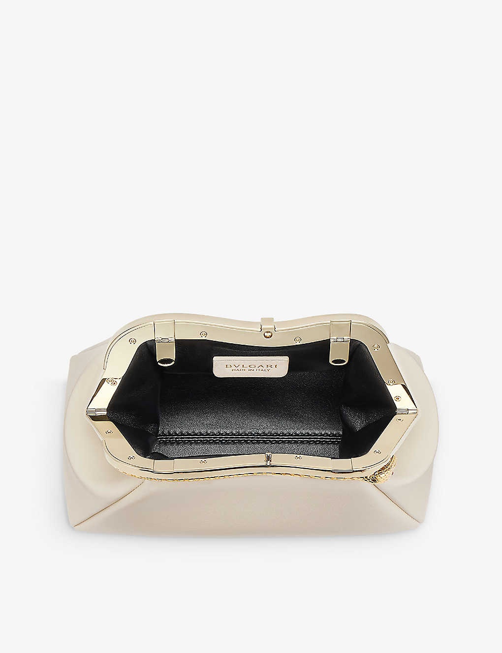Serpentine leather pouch - 8