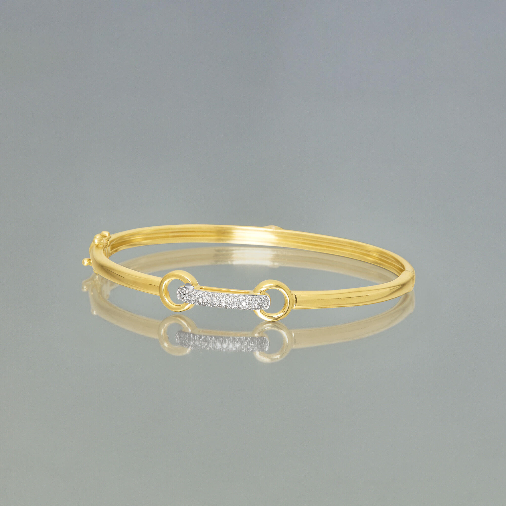 Diamond Bridle Bangle - 4