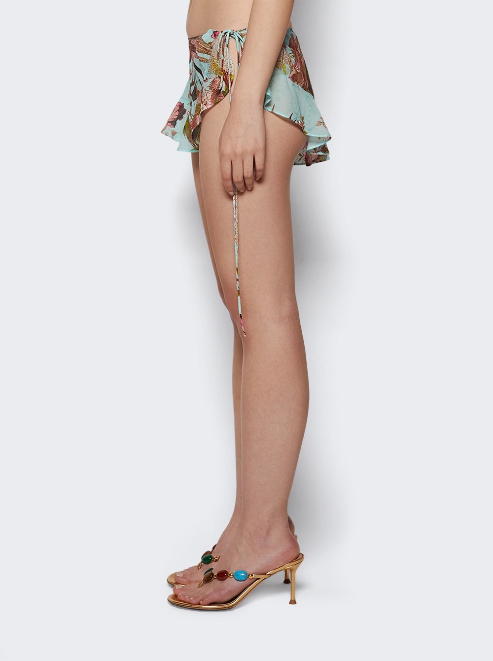 X Roberto Cavalli Mini Cover-up Skirt Fagianella Print - 3
