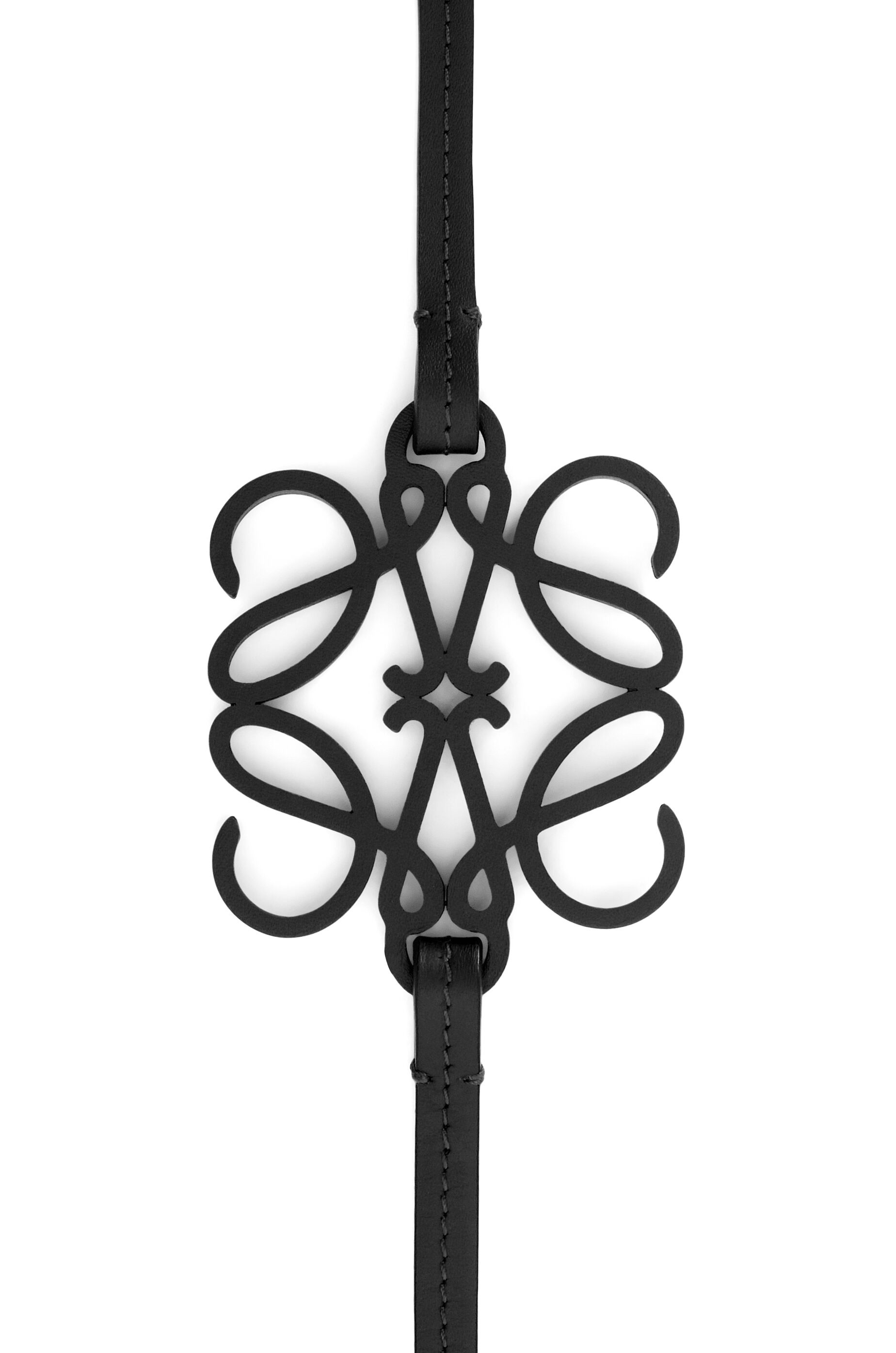Anagram cut-out belt in soft calfskin - 2