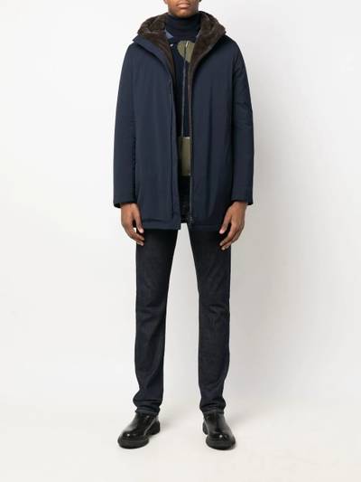 Herno hooded parka jacket outlook