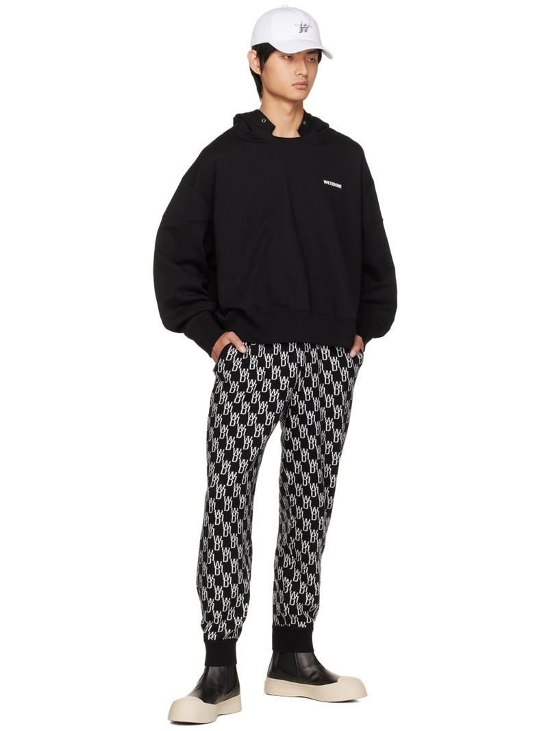 We11done Black Signature Hoodie outlook