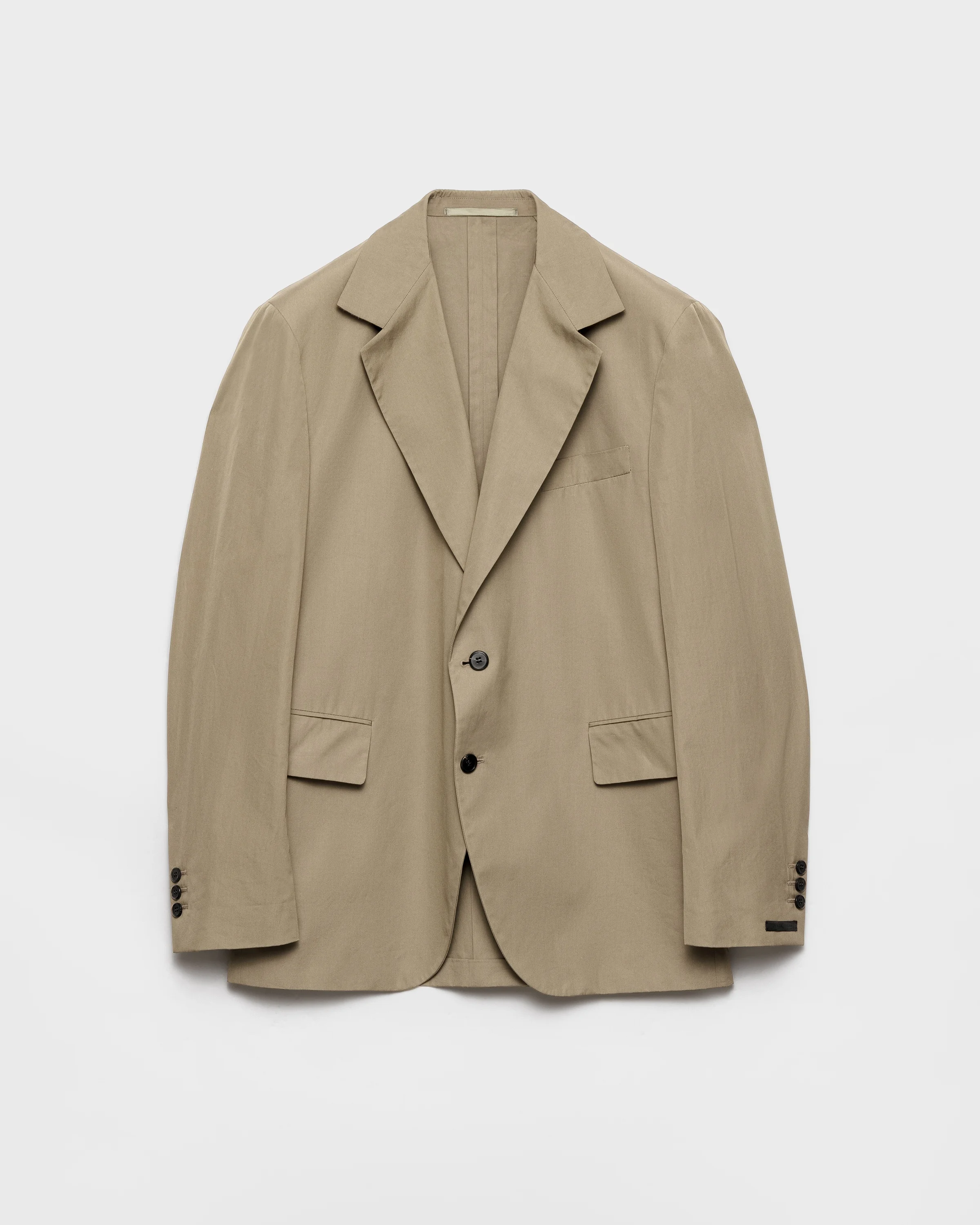 Single-breasted cotton jacket - 1