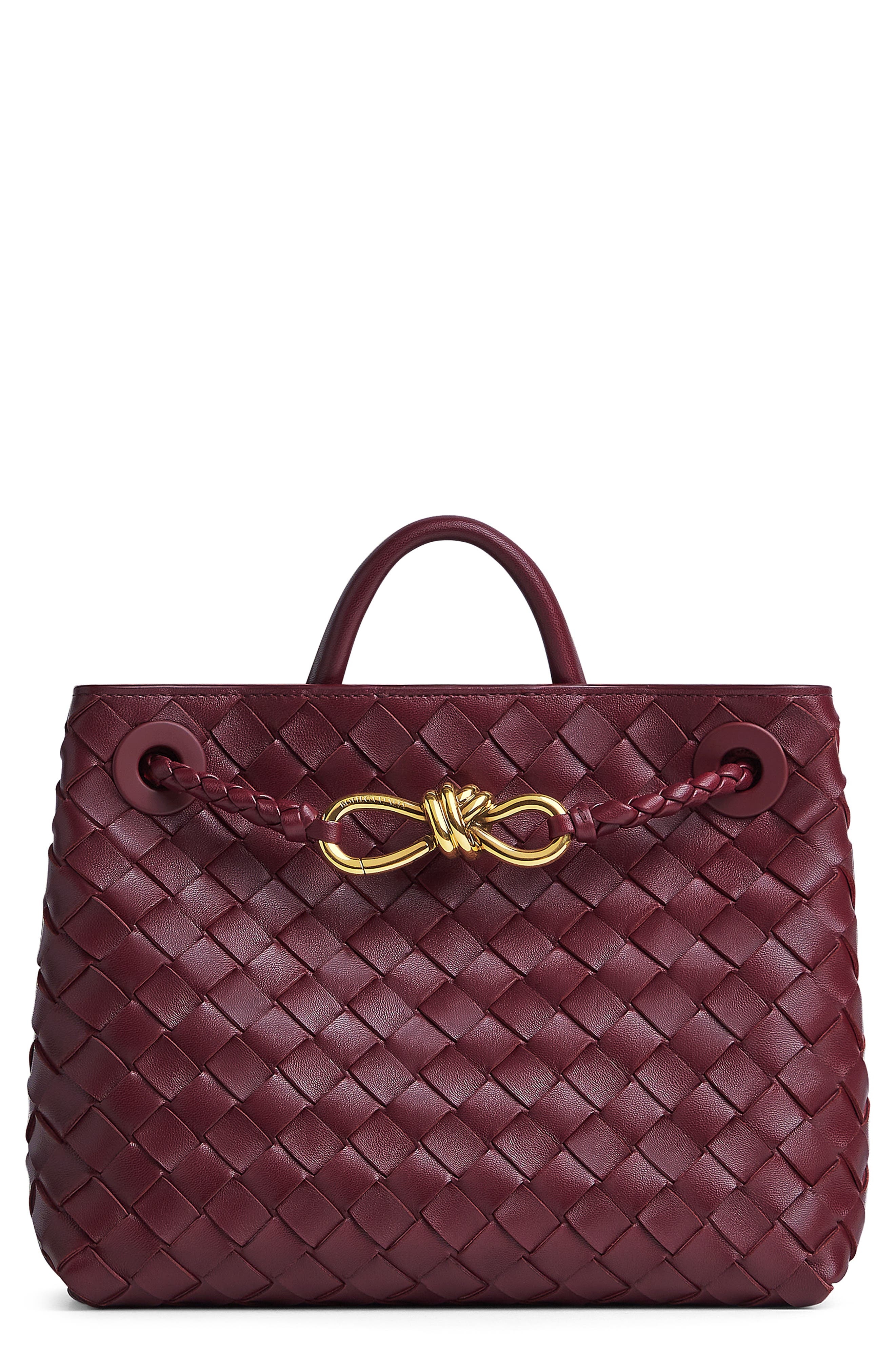Bottega Veneta Small Andiamo Intrecciato Shoulder Bag in 2273 Baro-M Brass-Baro at Nordstrom - 1