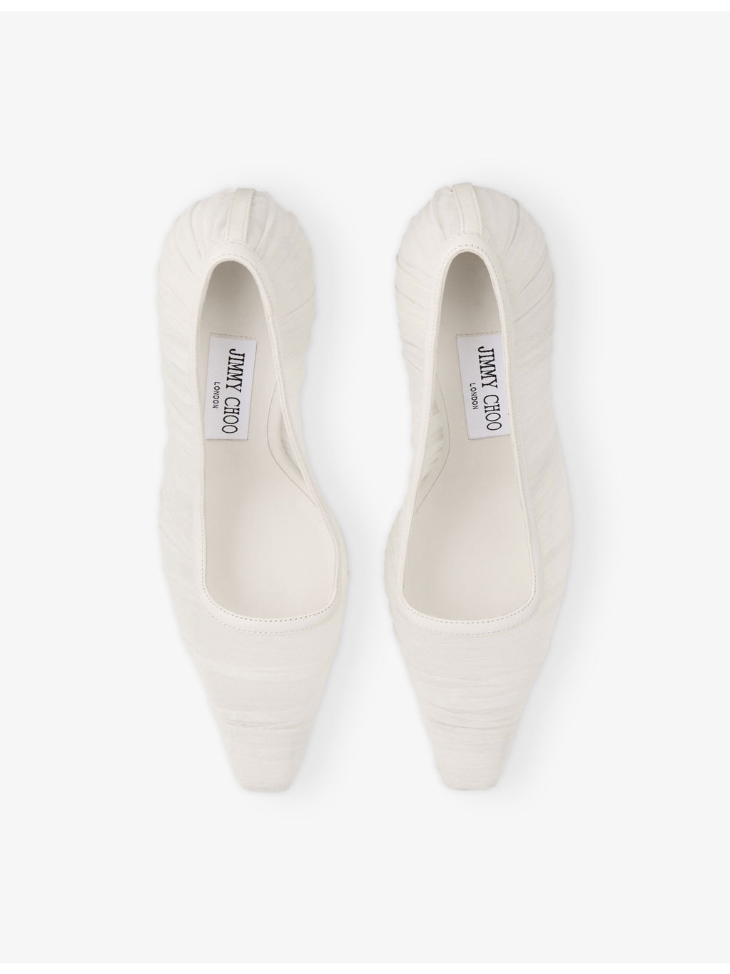 Lotta 100 Ruched Tulle Heeled Pumps - 2