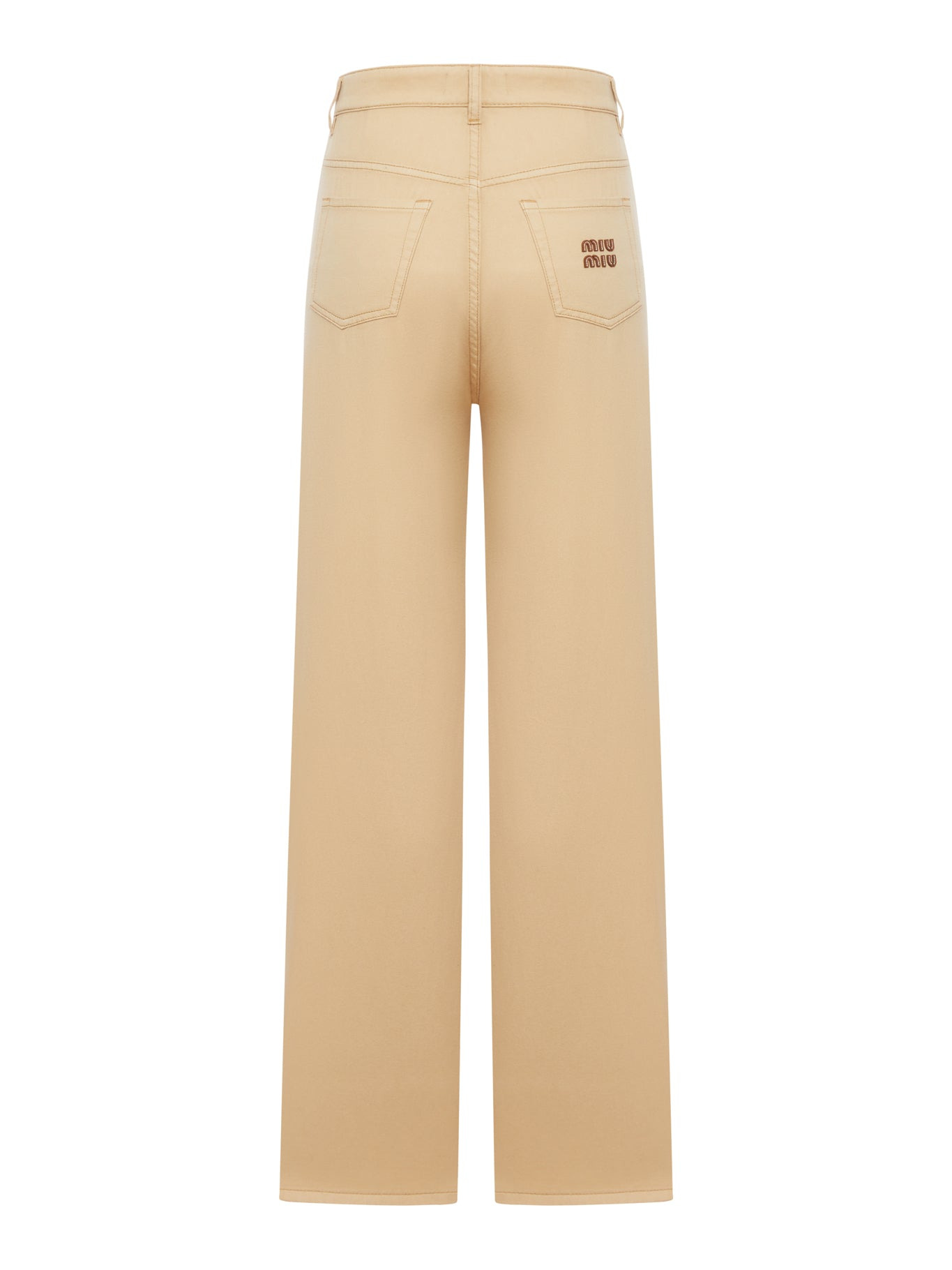 WIDE LEG DENIM TROUSERS - 2