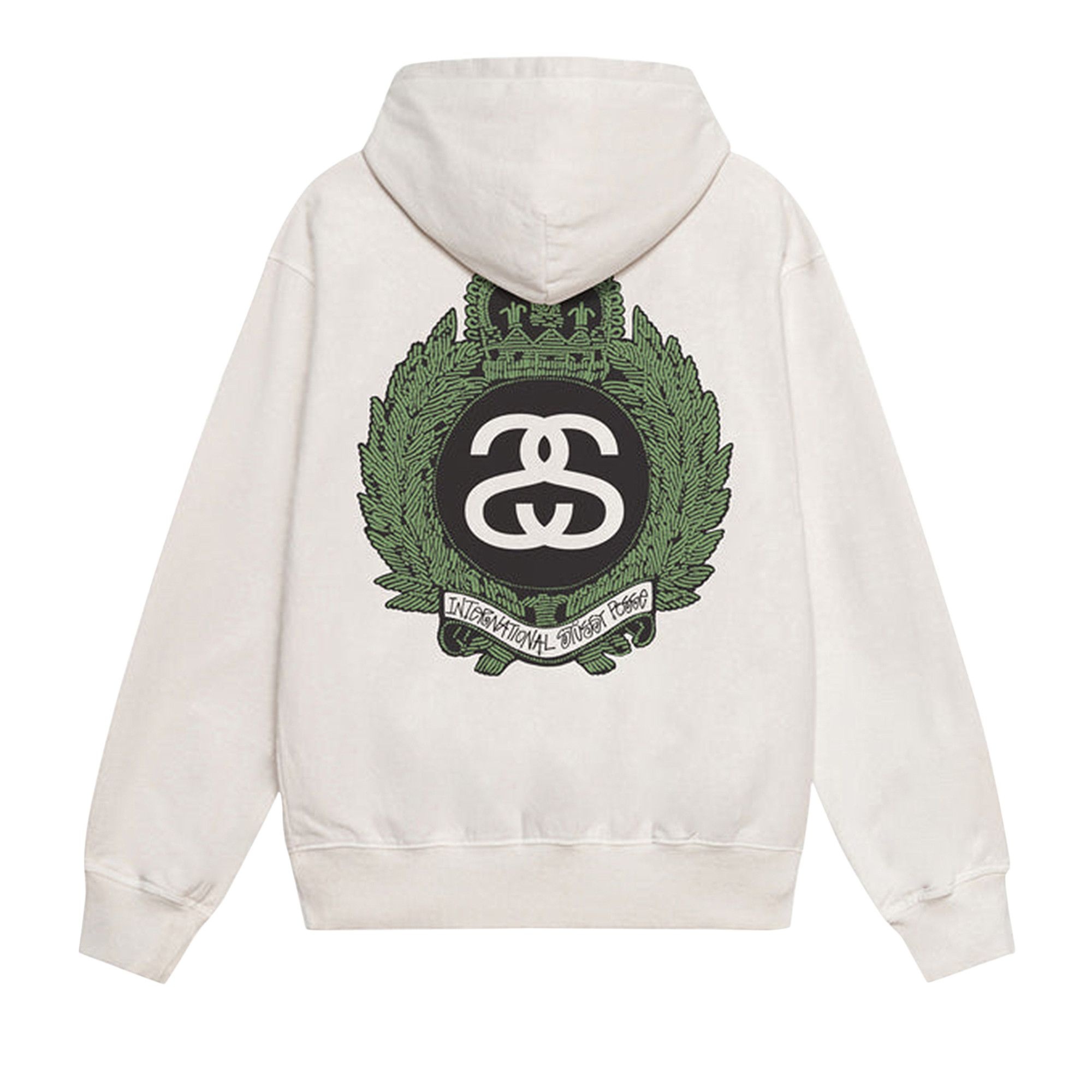Stussy Crown Wreath Pigment Dyed Hoodie 'Natural' - 2