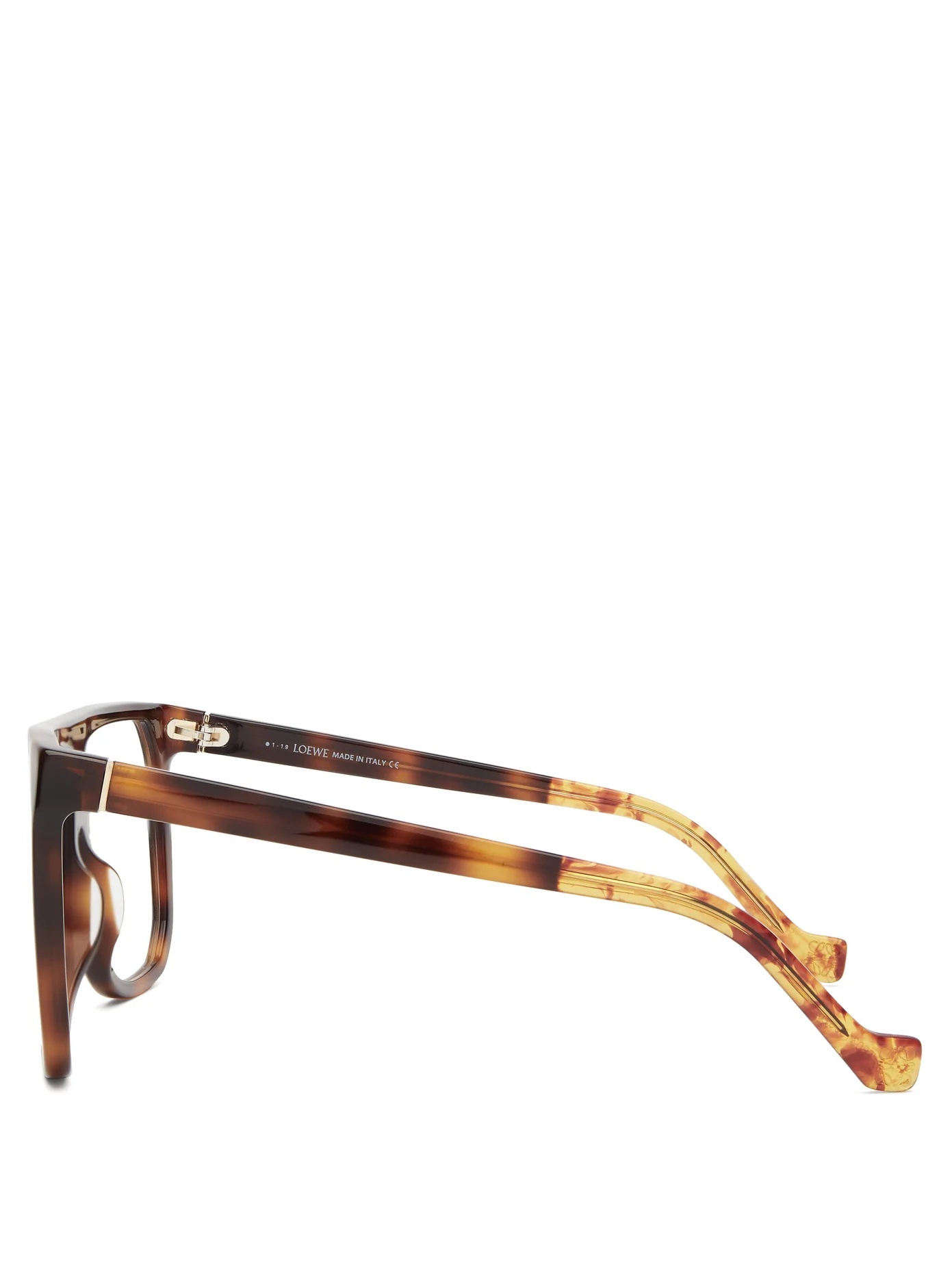 Oversized square-frame acetate glasses - 3