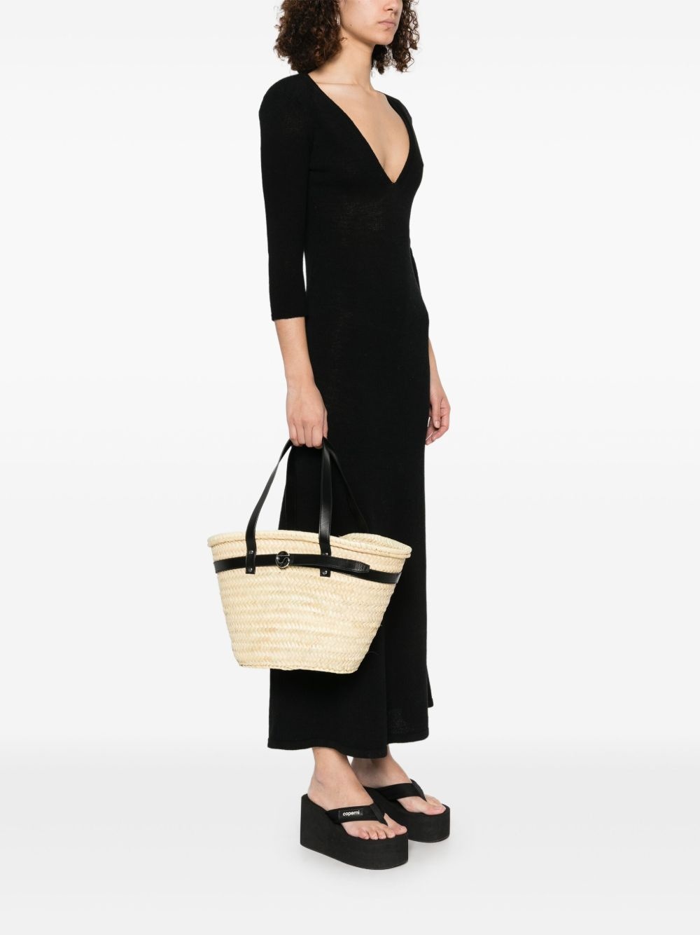 logo-plaque bucket bag - 2