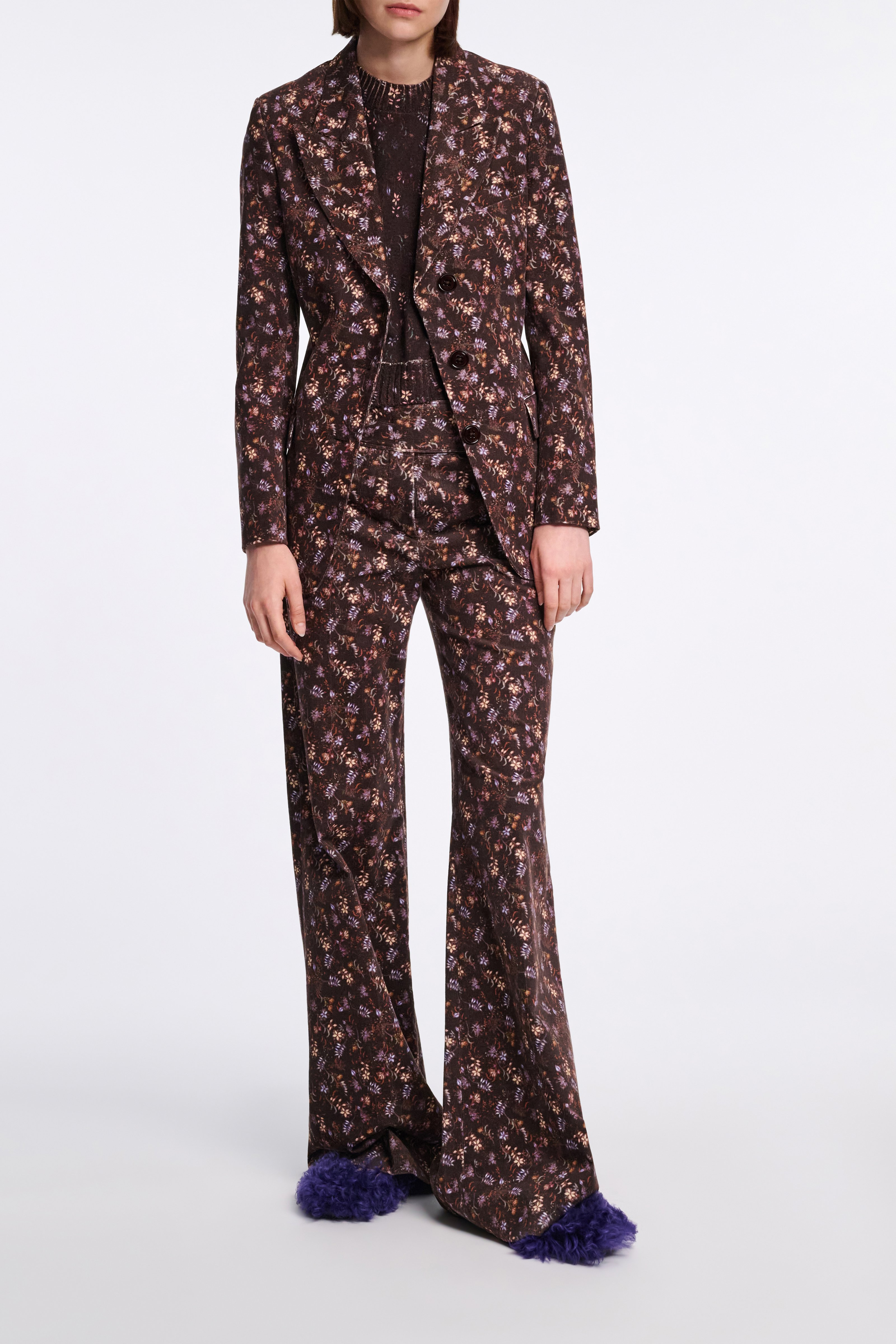 FLORAL STATEMENT pants - 3