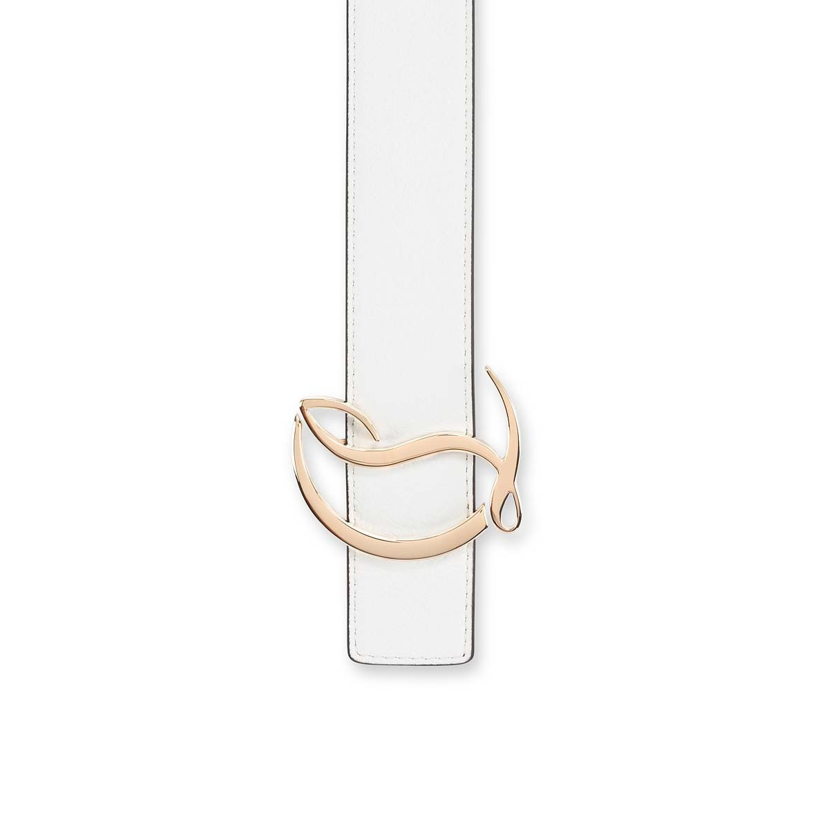 Cl Logo Belt BIANCO/GOLD - 3