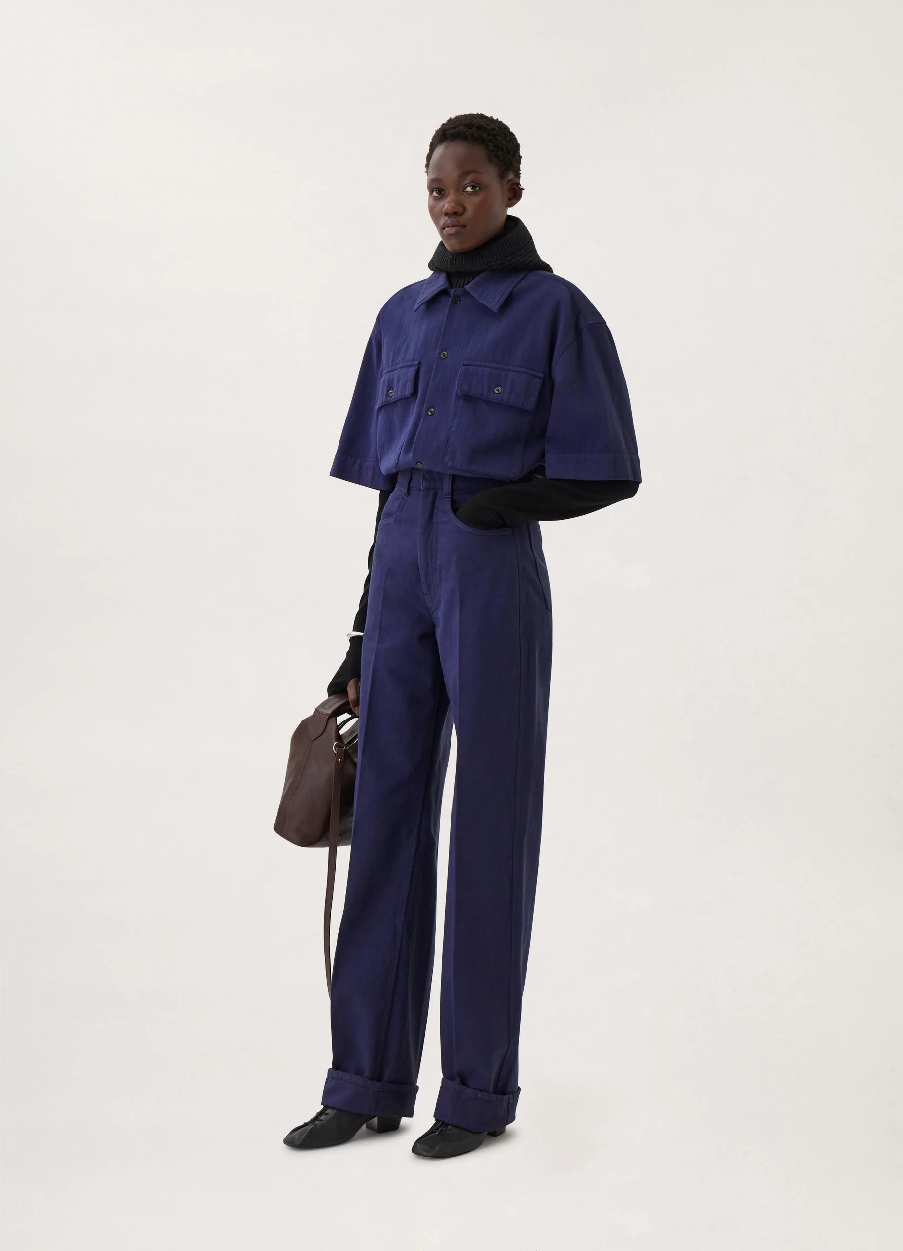 DENIM HIGH WAISTED PANTS
HEAVY GD DENIM - 2