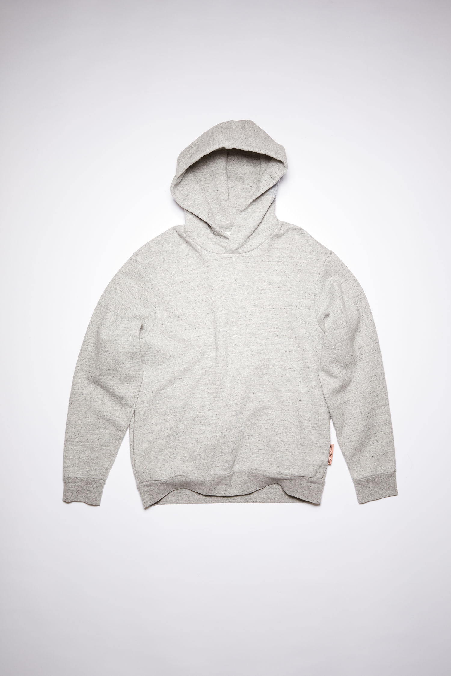 Hooded sweatshirt - Marble grey melange - 4