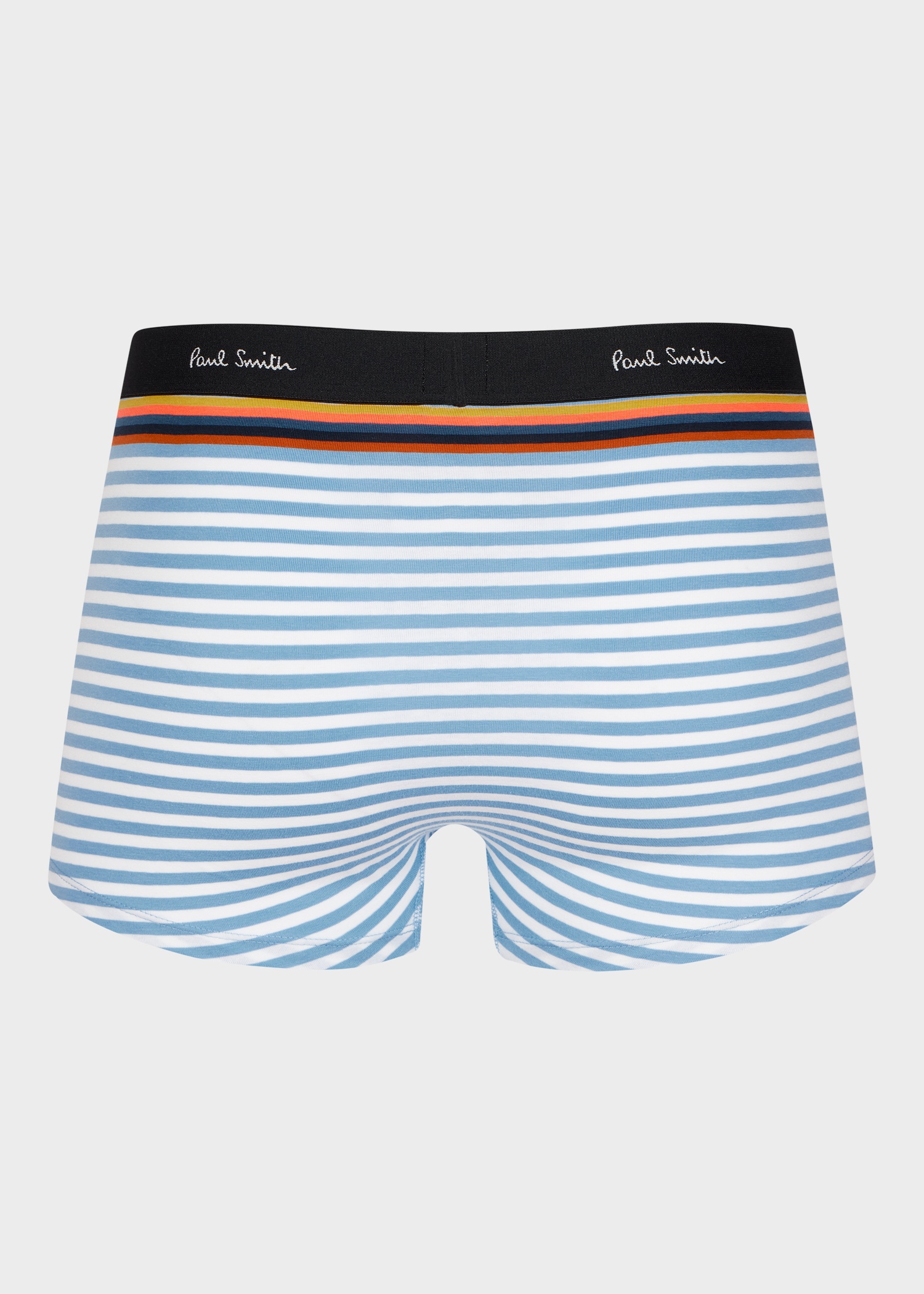 Light Blue And White Stripe Boxer Briefs - 2