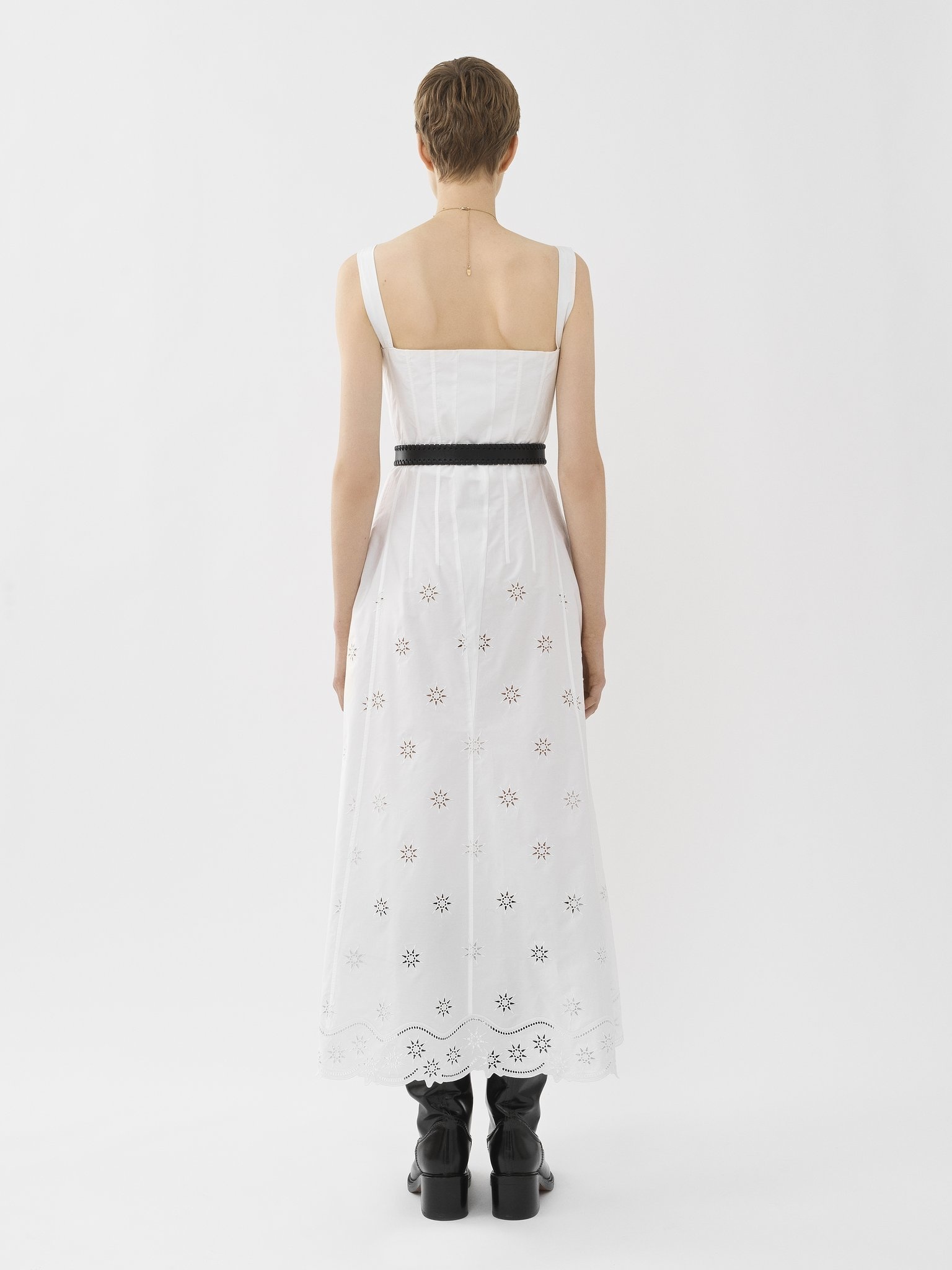 PINAFORE MIDI DRESS - 4