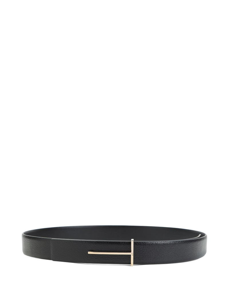t buckle leather belt 1