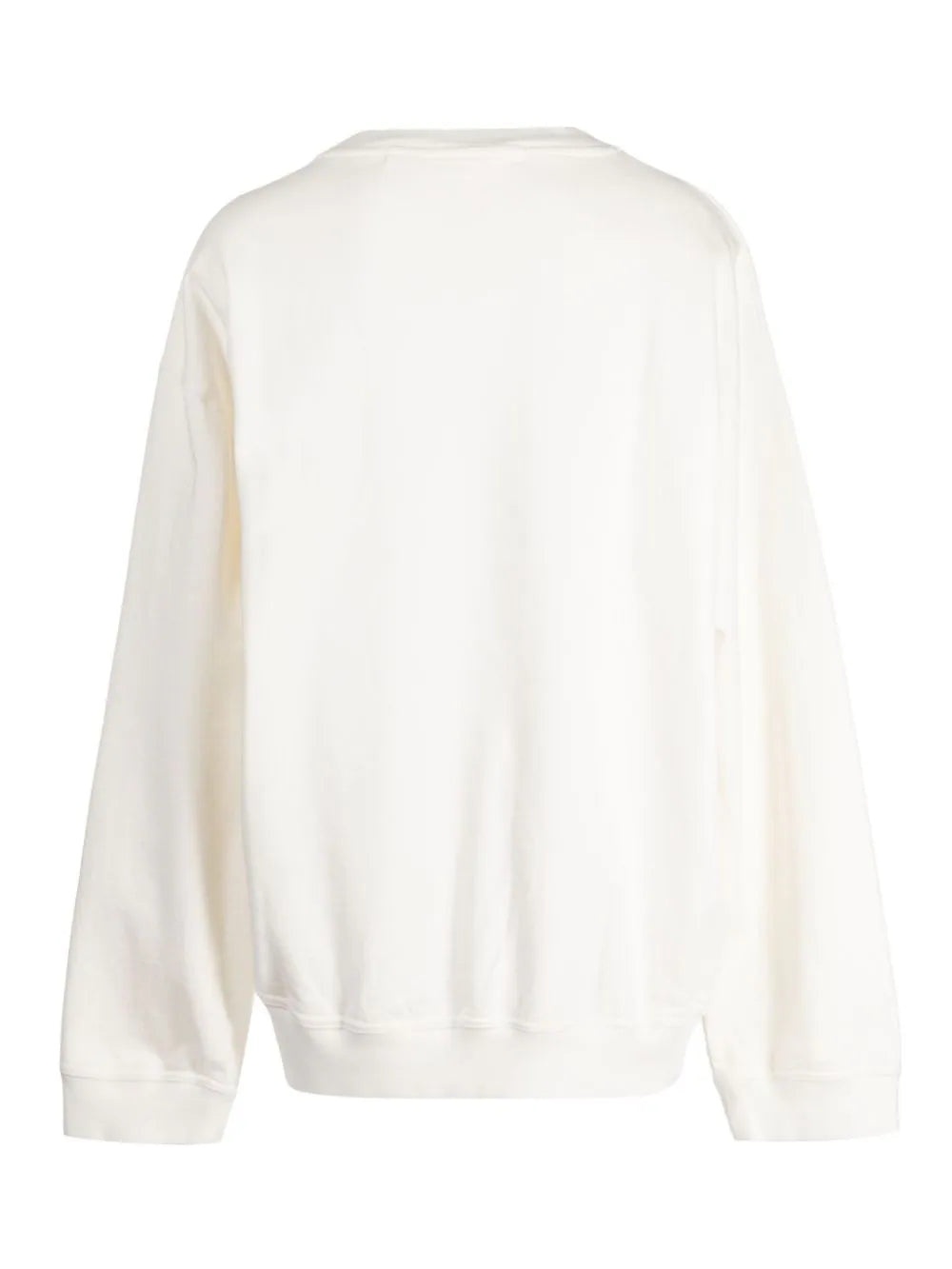 RUCHED-DETAIL COTTON SWEATSHIRT - 3
