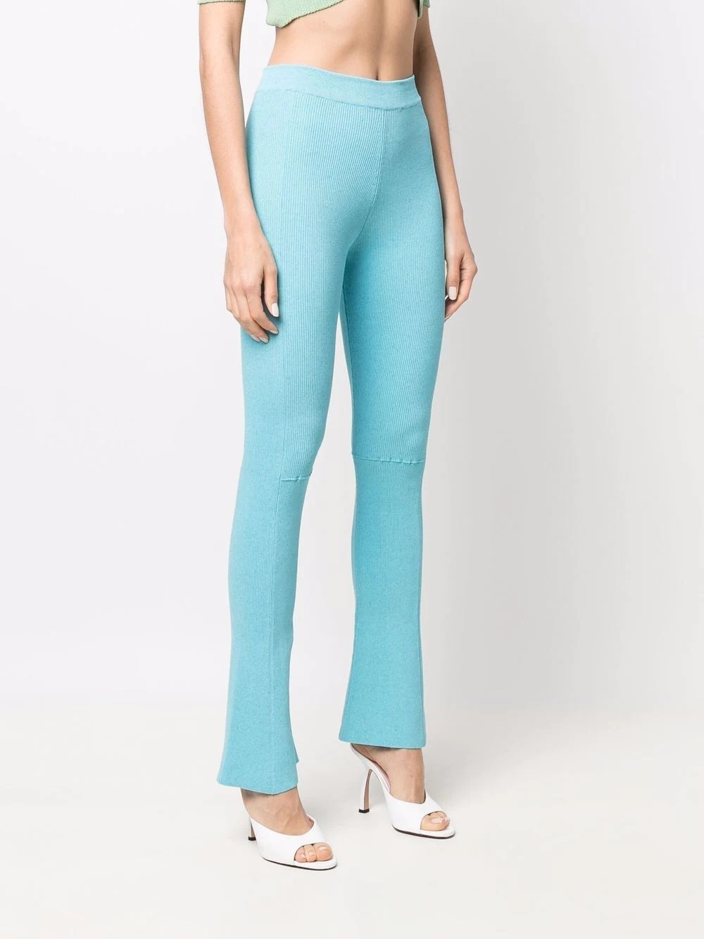 stretch bootcut trousers - 3