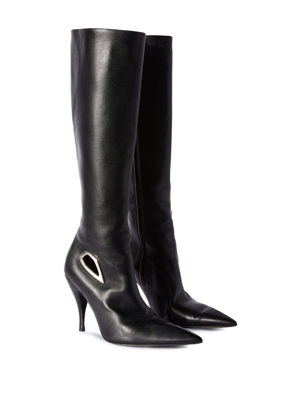 Crescent knee-high leather boots - 2
