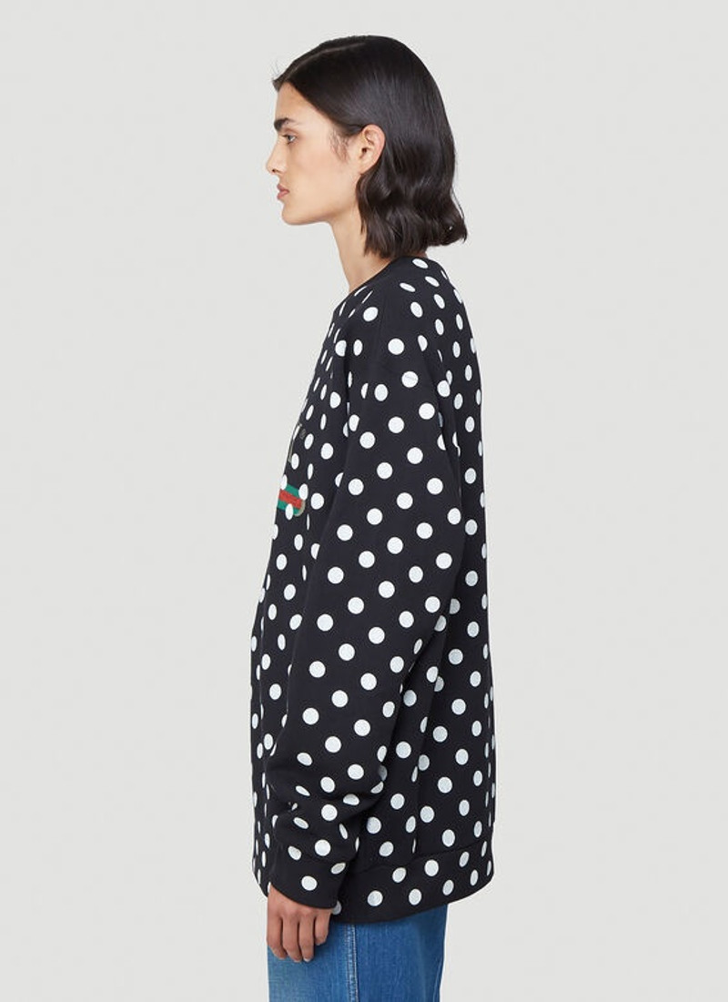 Polka-Dot Logo-Print Sweatshirt 3