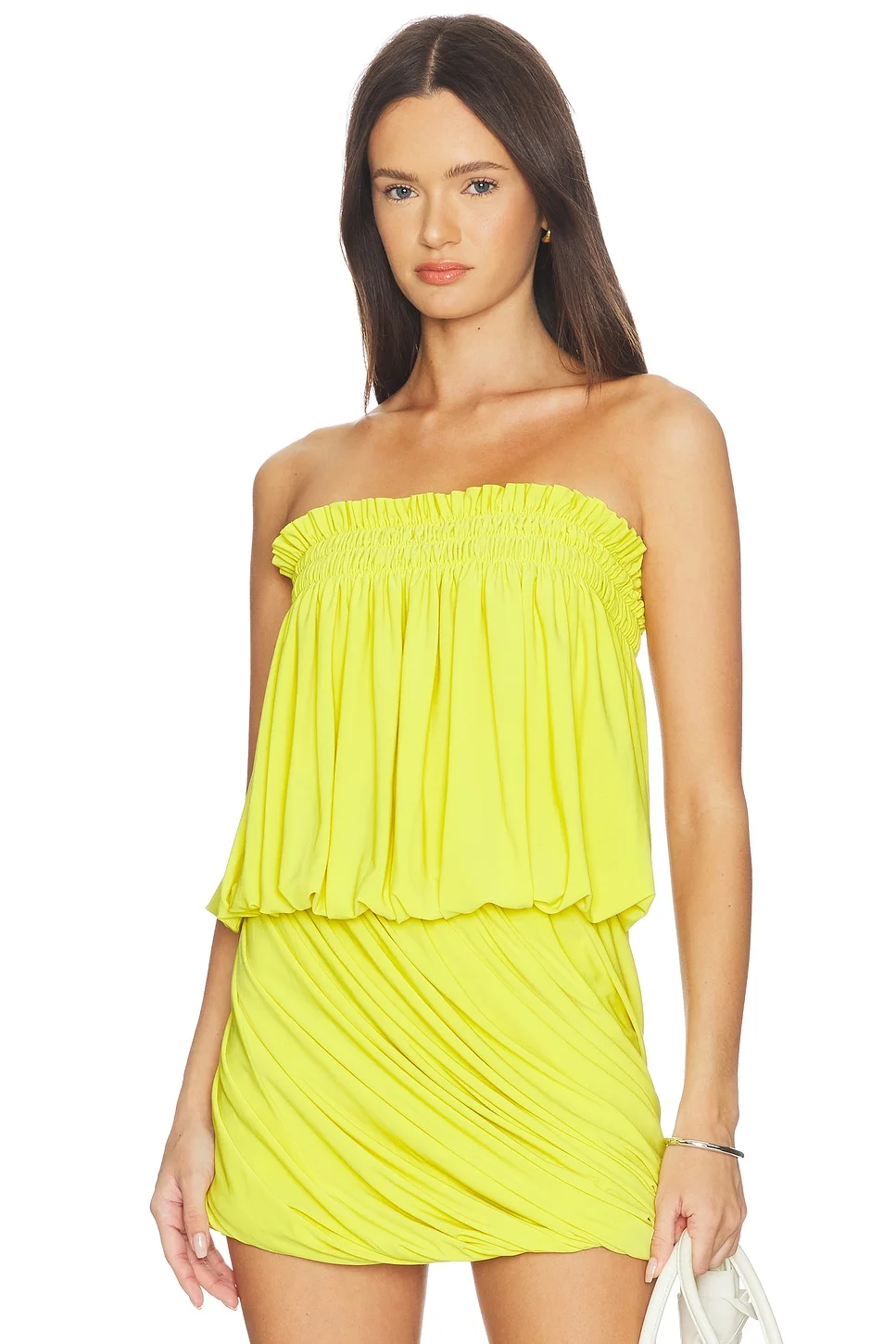 Strapless Peasant Bodysuit - 1