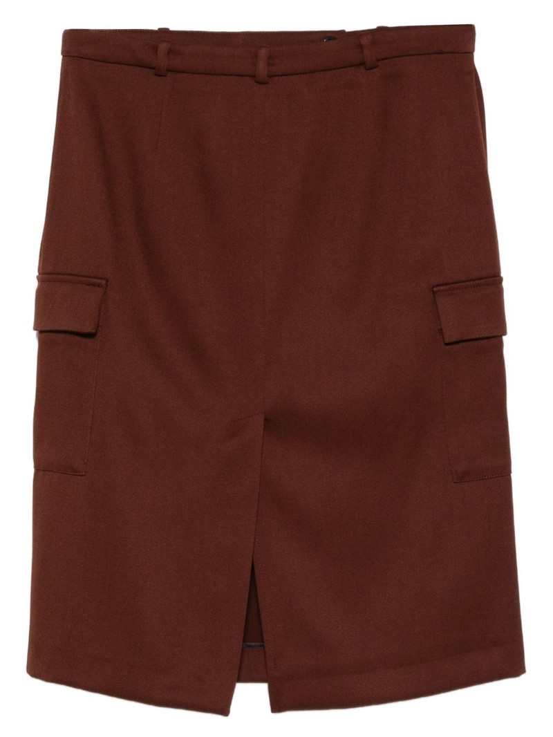 Loulou de Saison slits straight skirt outlook
