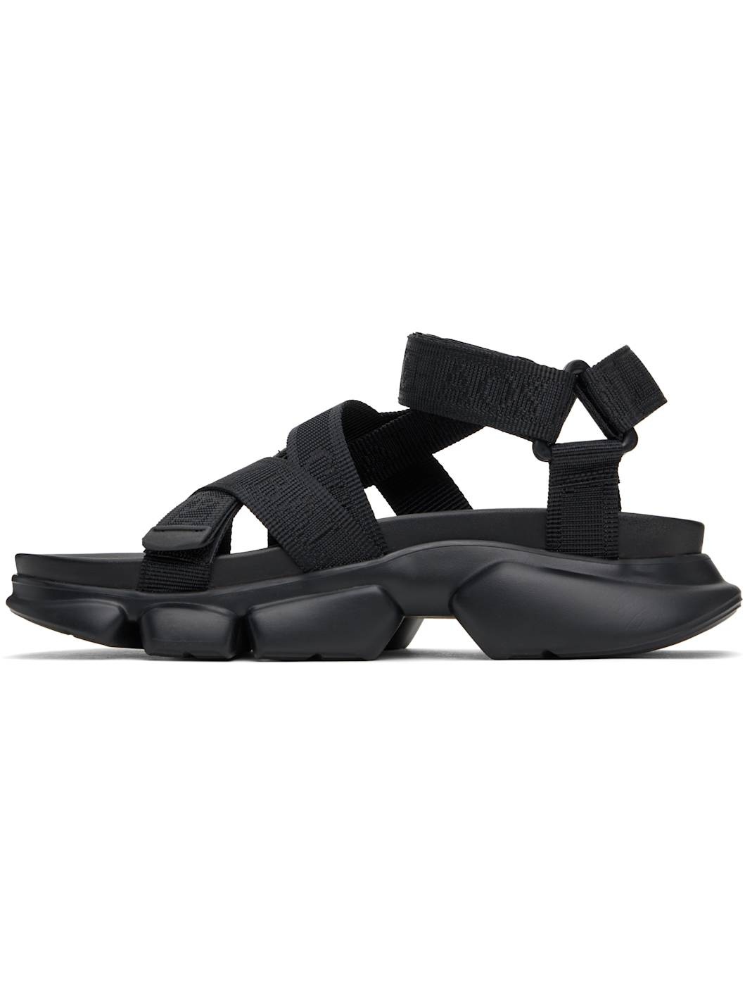 Black Platform Sandals - 3